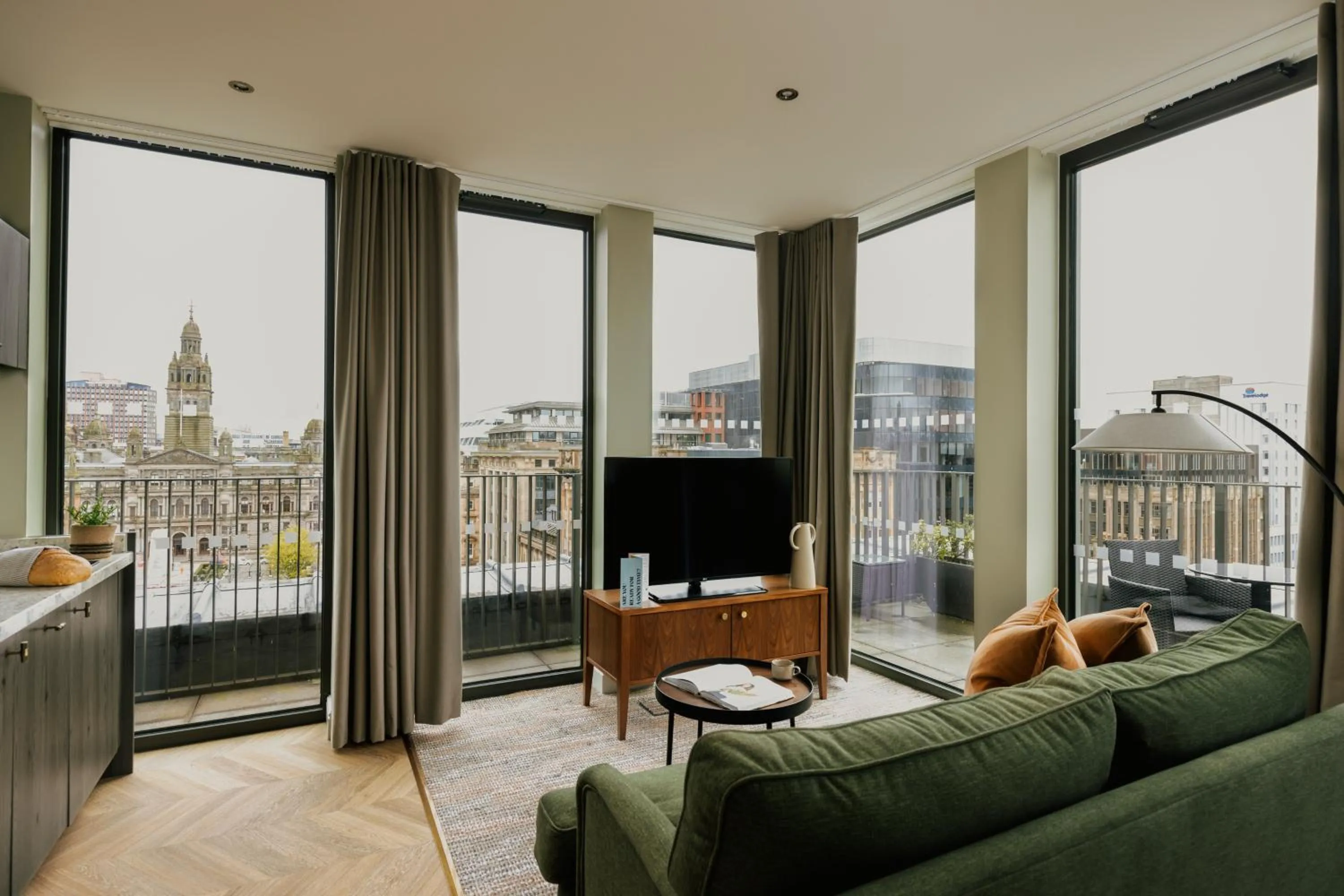 View (from property/room) in Native Glasgow