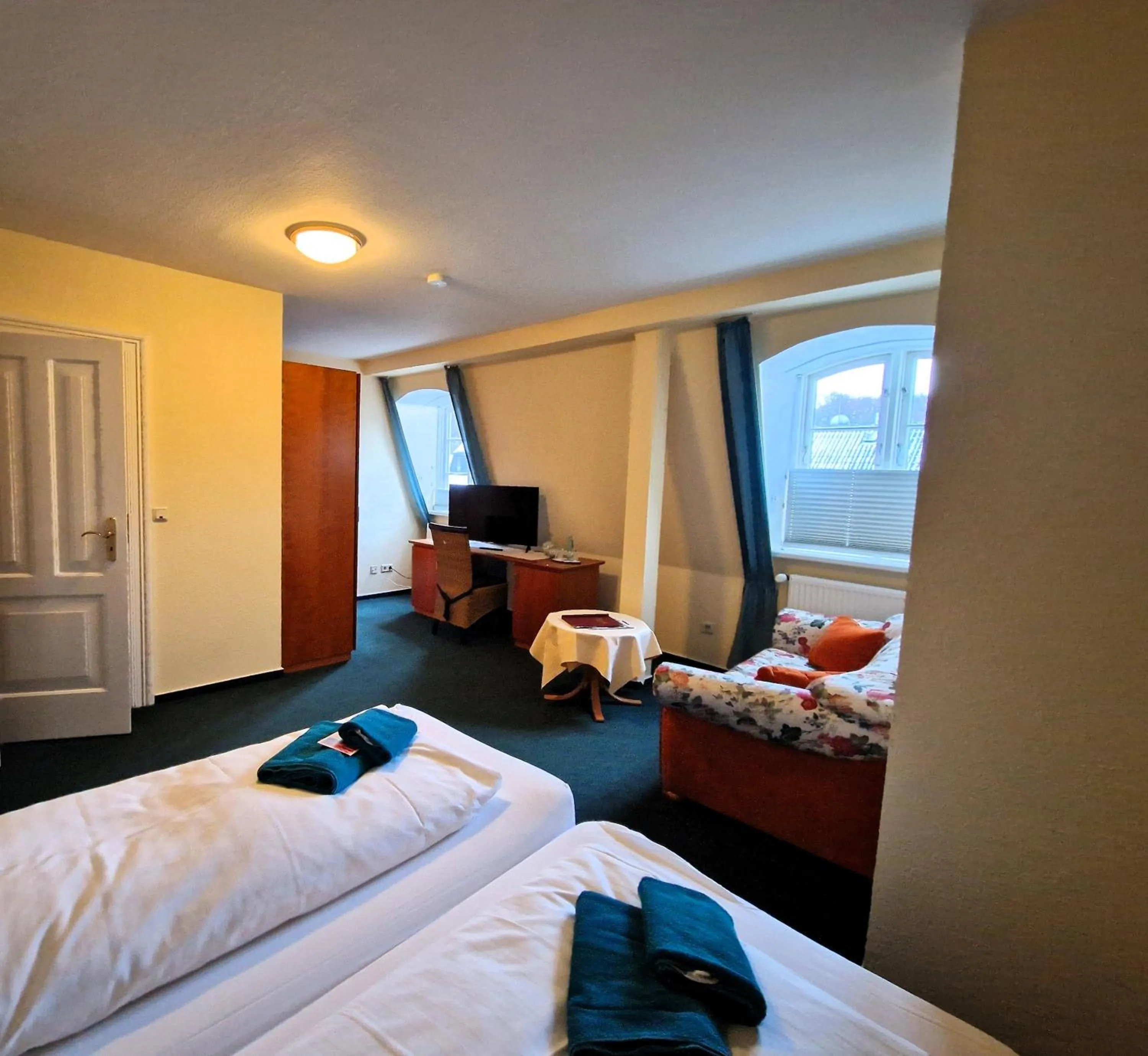 Bed in Hotel Fährhaus Niederkleveez