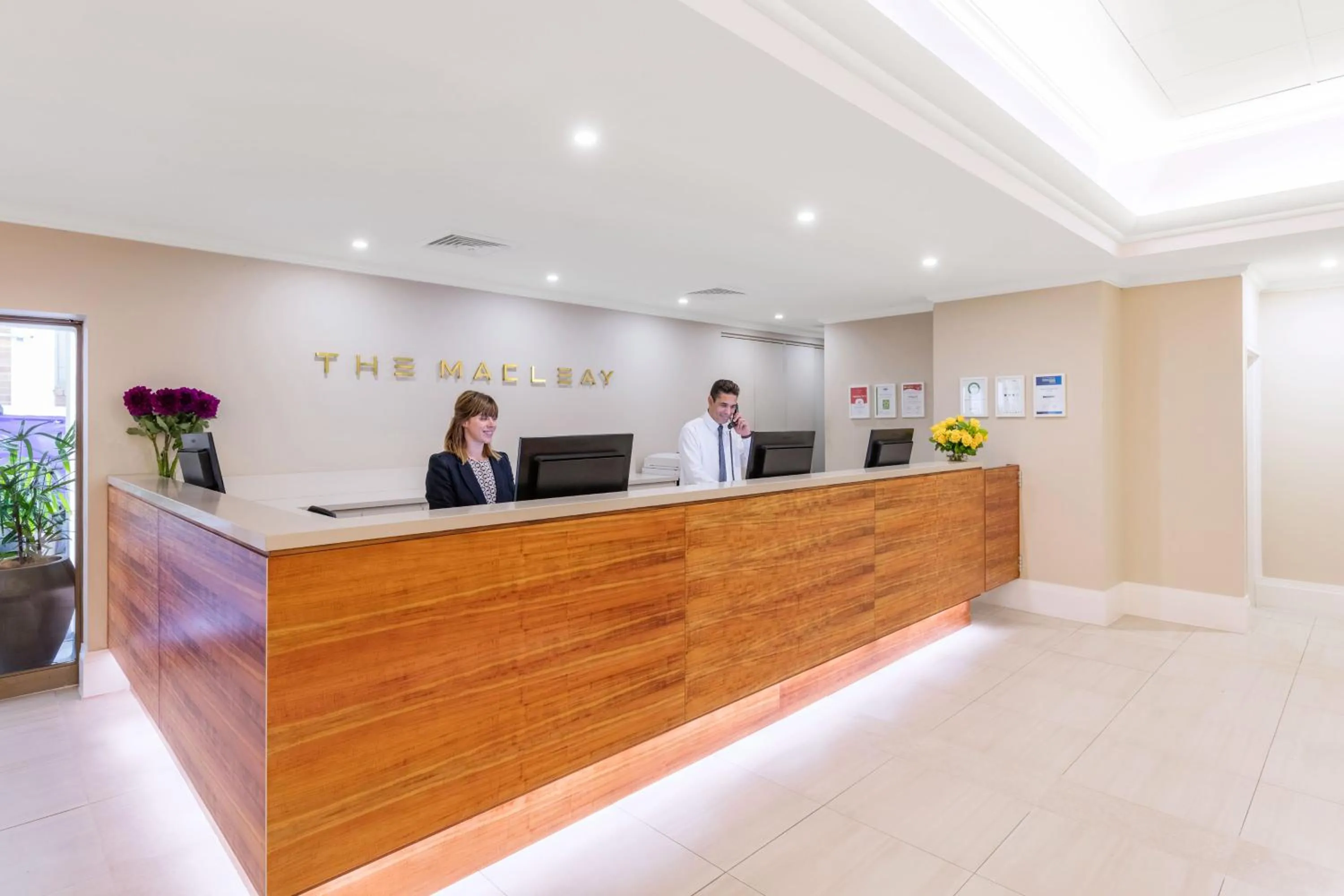 Lobby or reception in Macleay Hotel