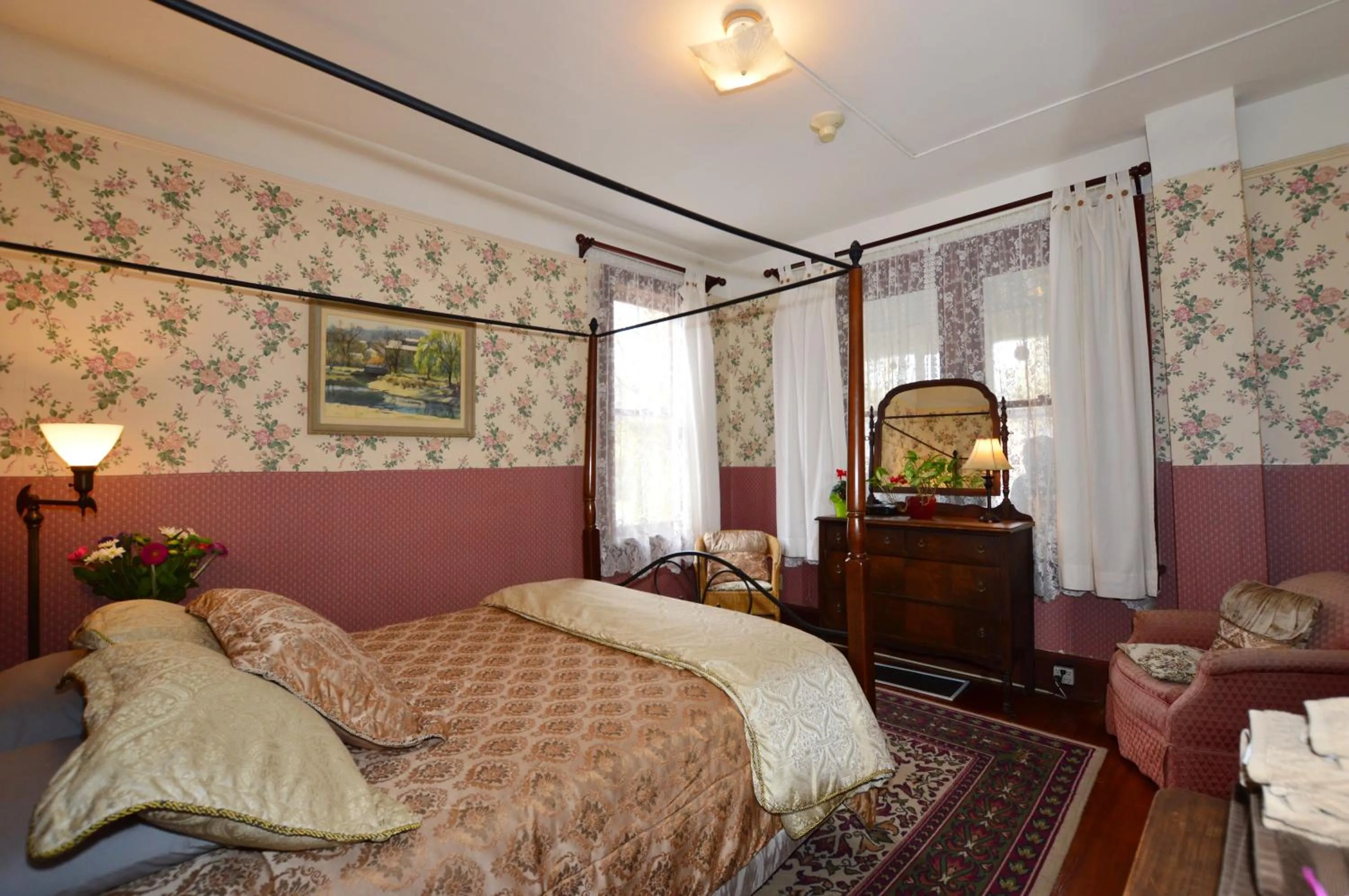 Bed in Marketa's Bed and Breakfast