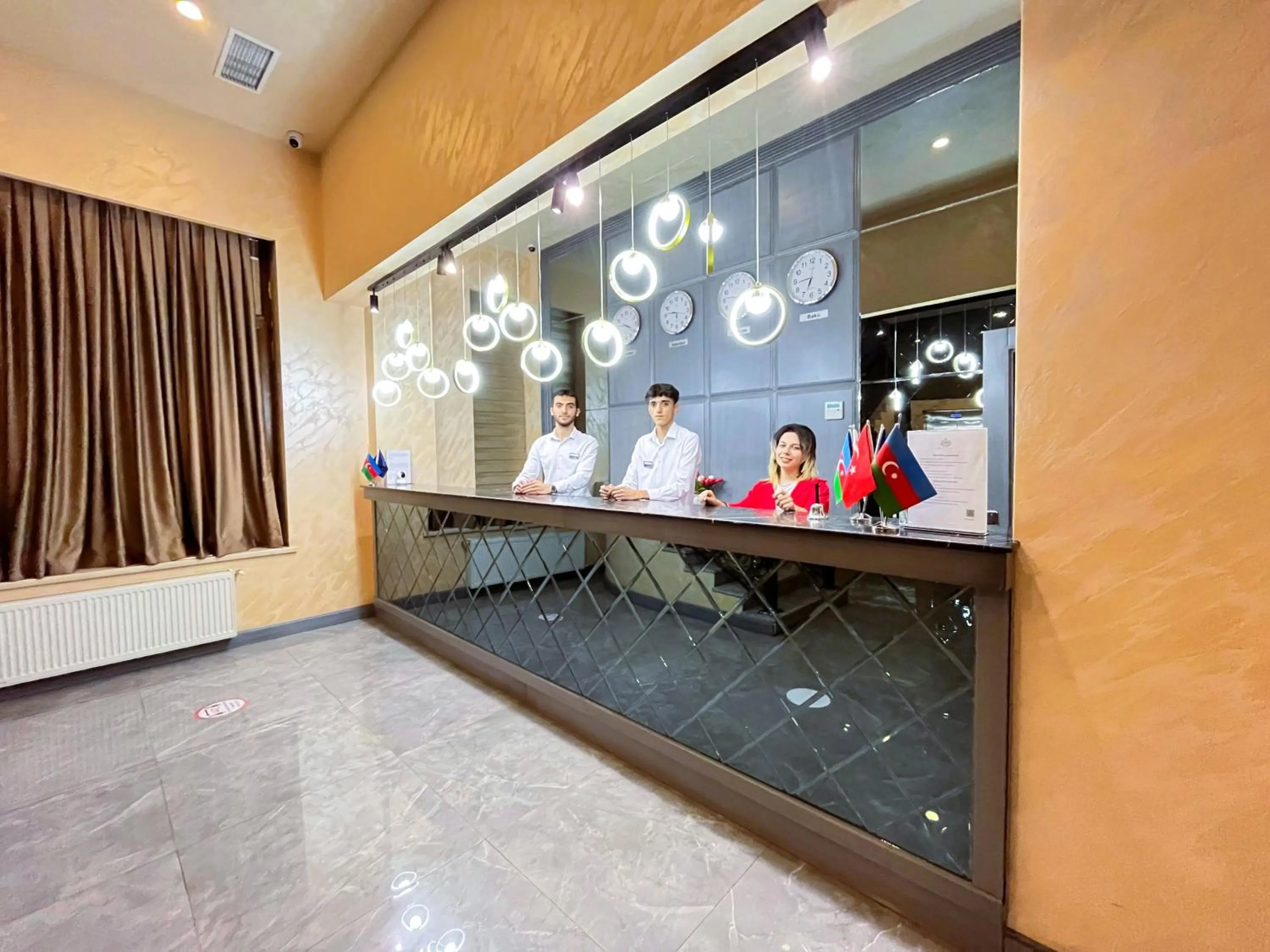 Lobby or reception in GM City Hotel Baku