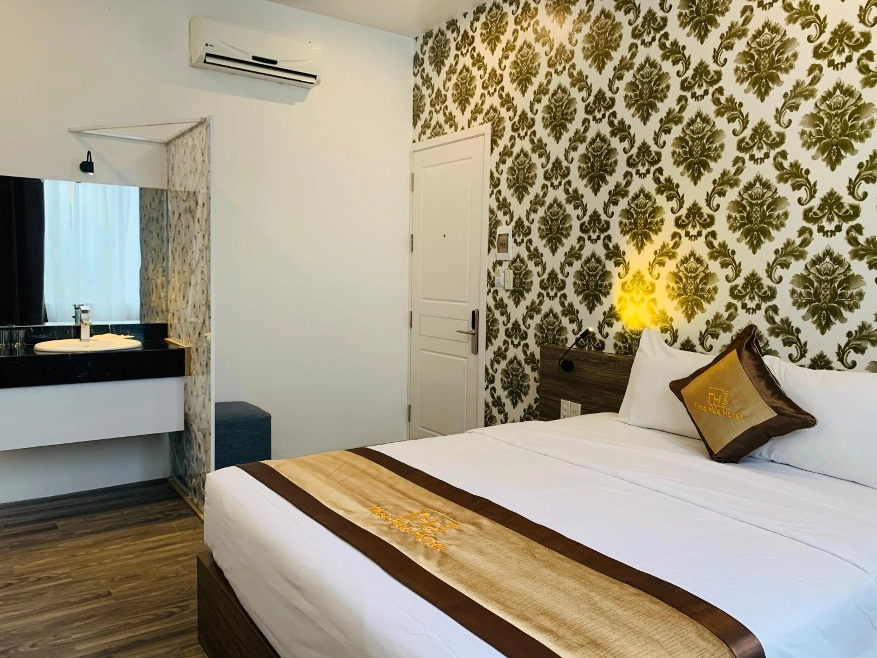 Bed in Nice Hue Hotel