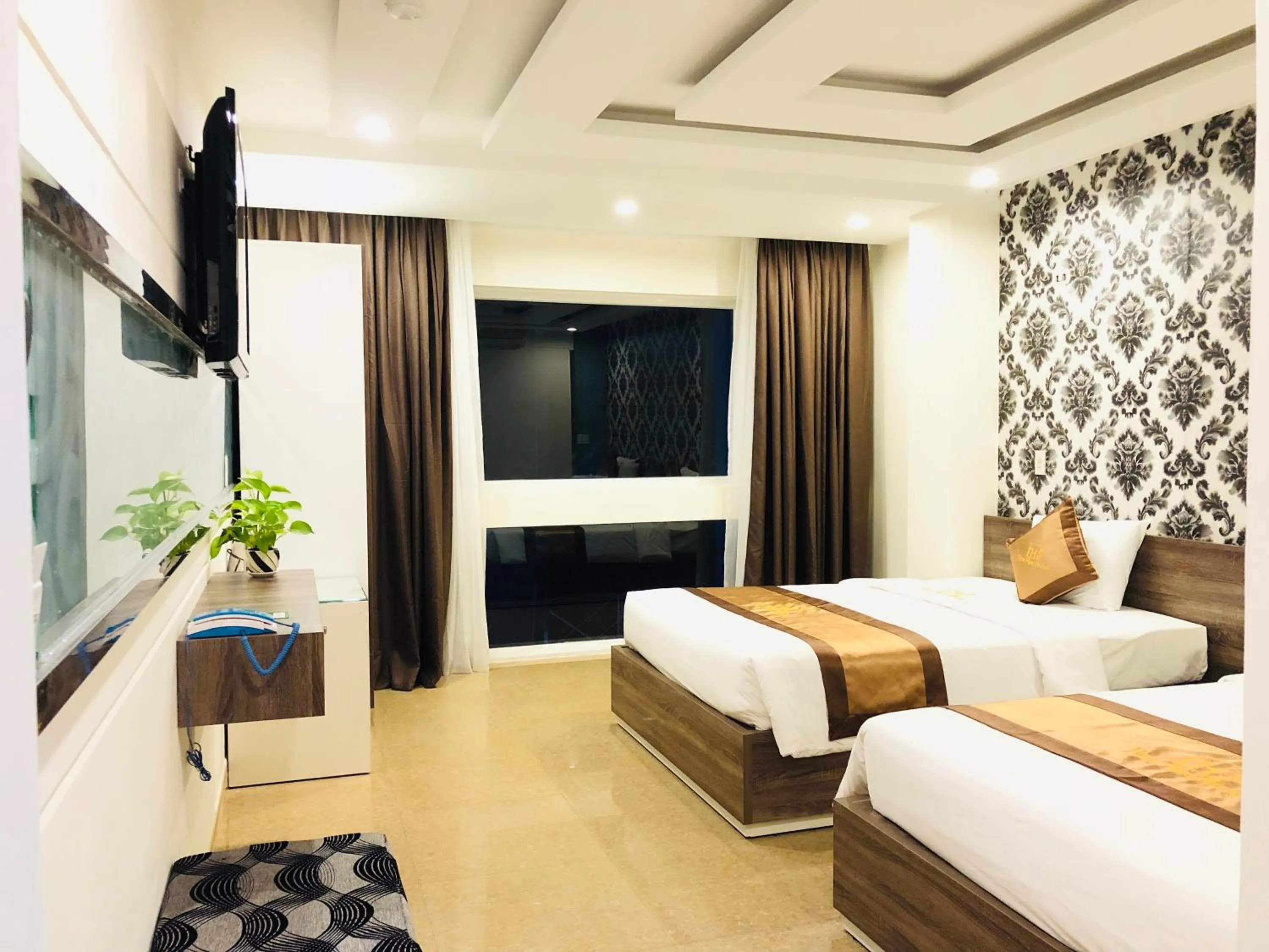 Bed in Nice Hue Hotel