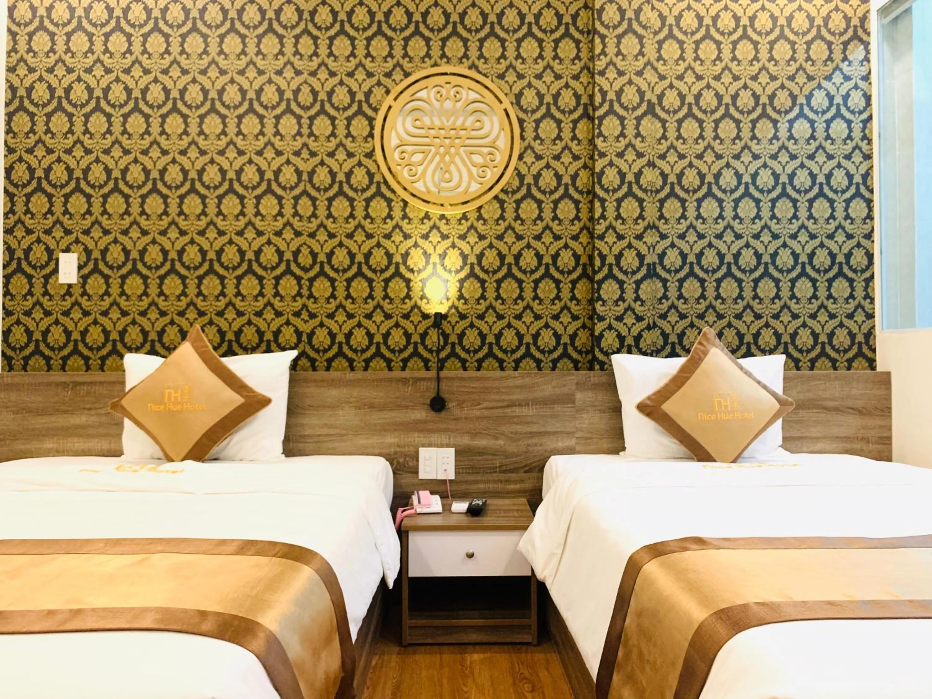 Bed in Nice Hue Hotel