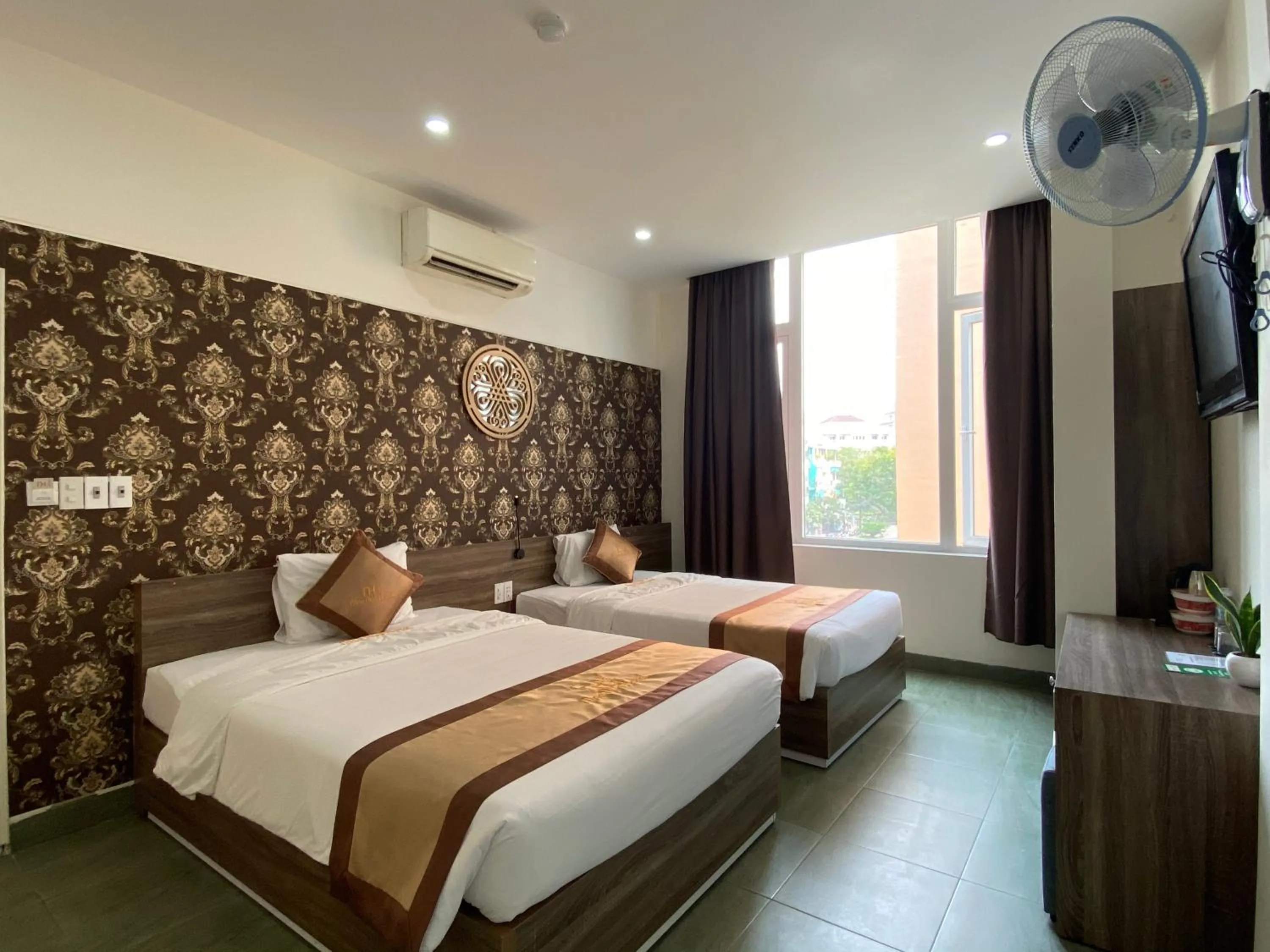 Bed in Nice Hue Hotel