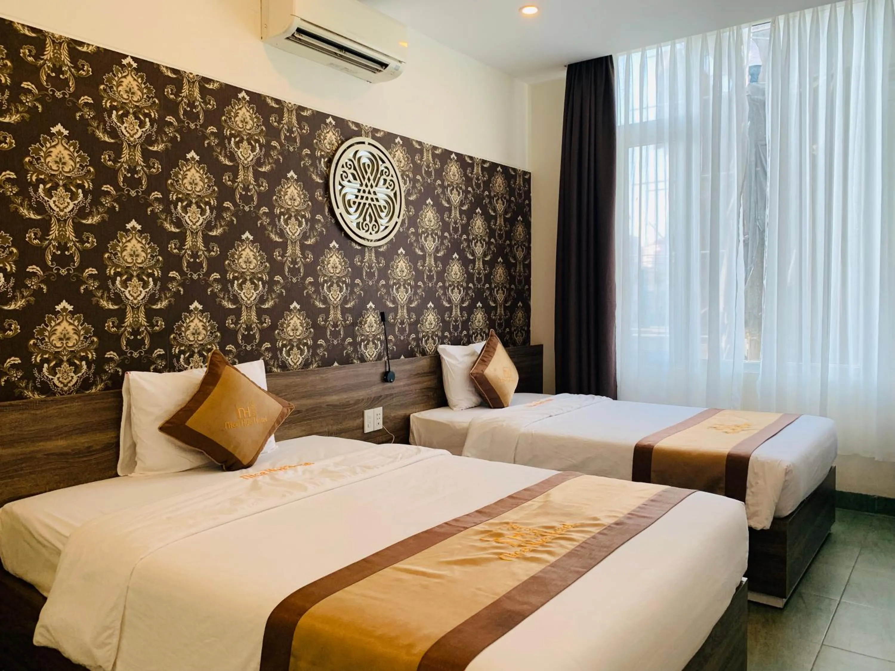 Bed in Nice Hue Hotel