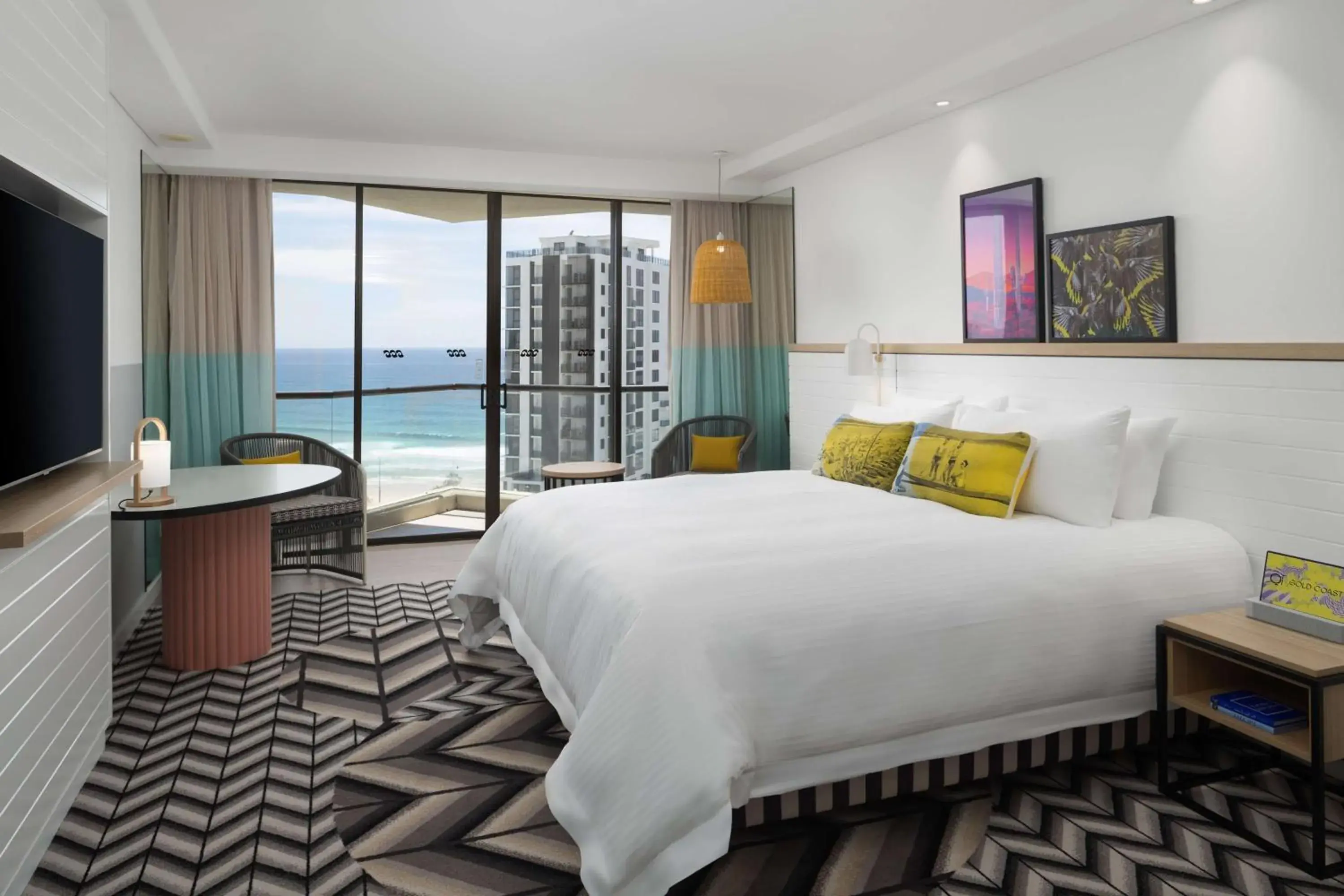 King Room with Ocean View in QT Gold Coast King Room with Ocean View in QT Gold Coast