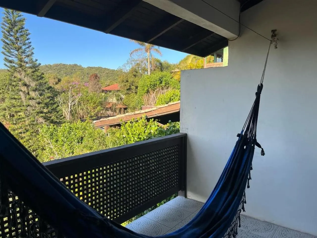 Balcony/Terrace in Pousada vale verde bungalows - Praia do Rosa