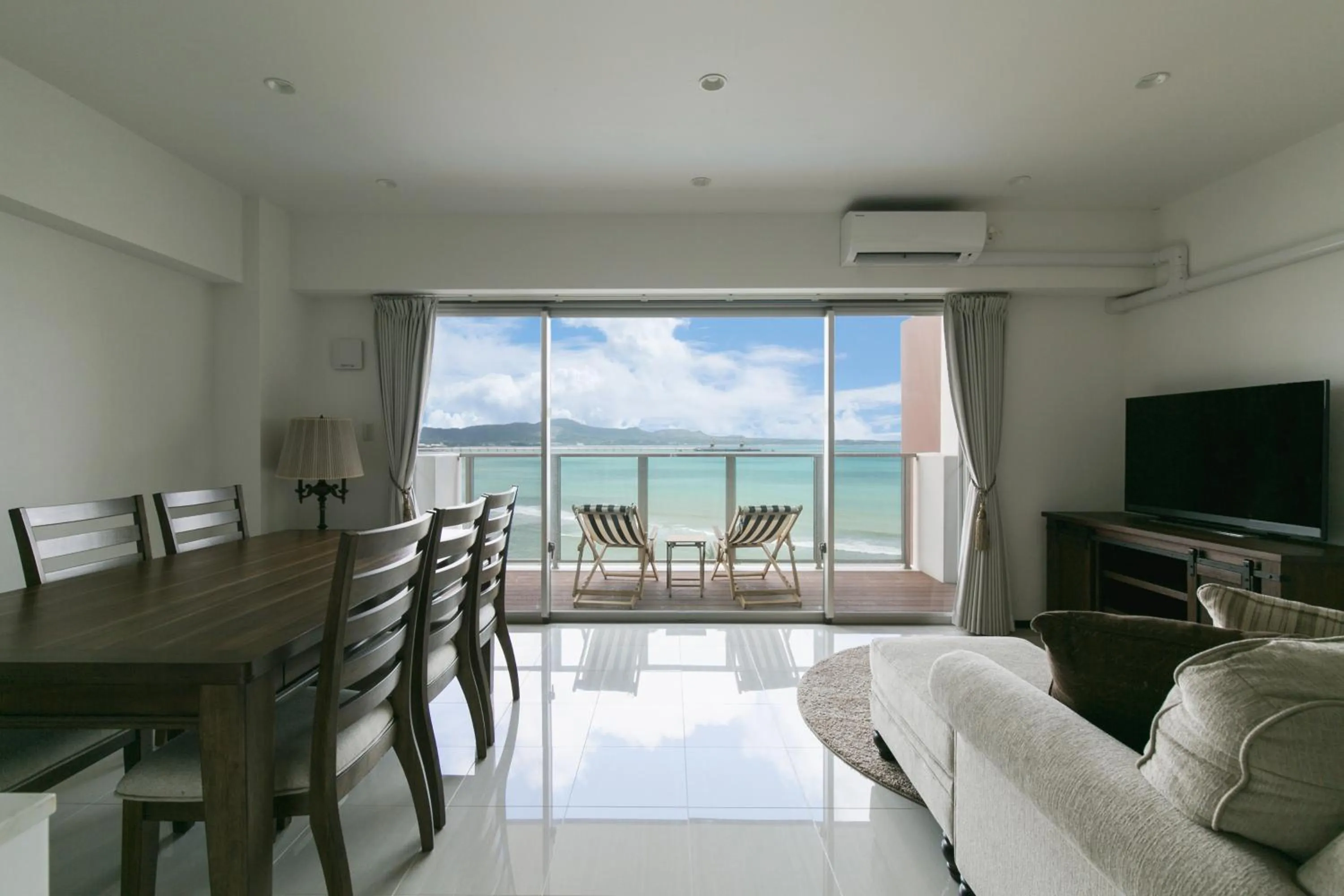 Living room in Hideout Okinawa Uruma