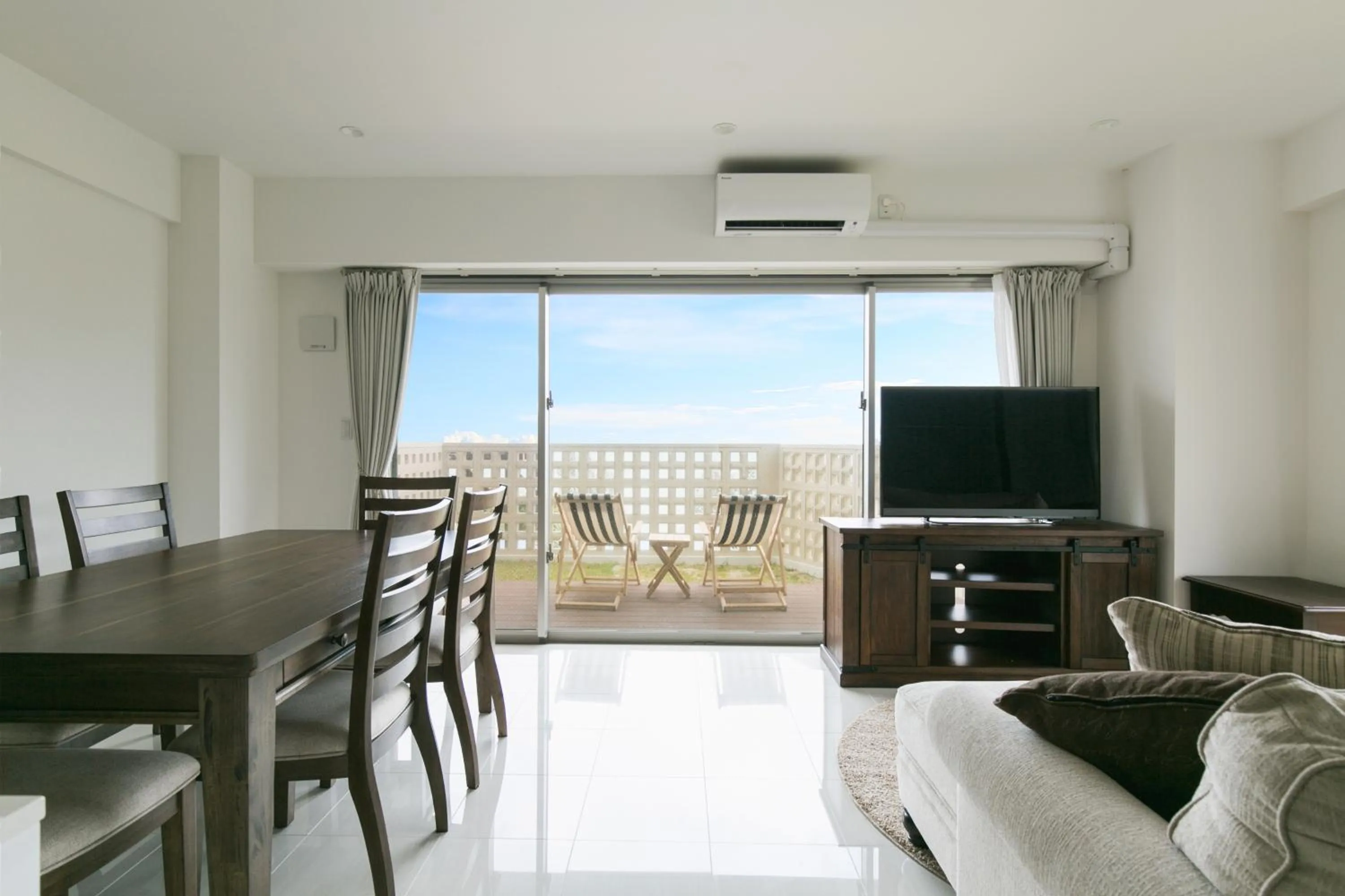 Living room in Hideout Okinawa Uruma