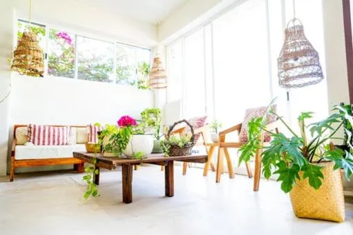 Patio in Hotel Boutique Pachamama