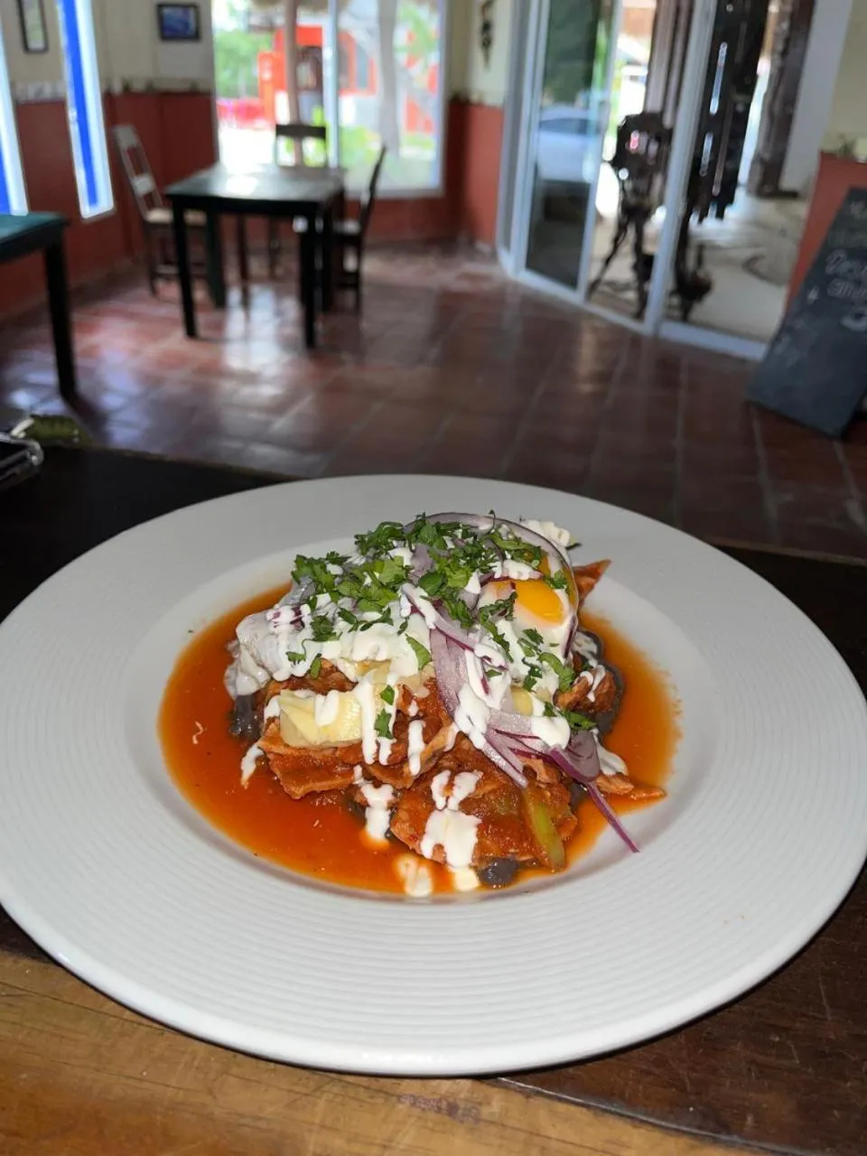 Breakfast in Hotel Museo Matan Kaan Mahahual