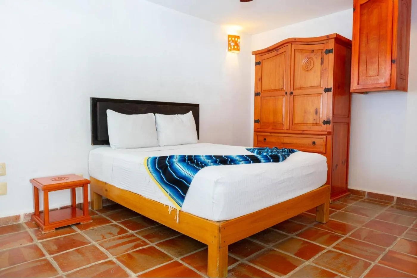 Bed in Hotel Museo Matan Kaan Mahahual