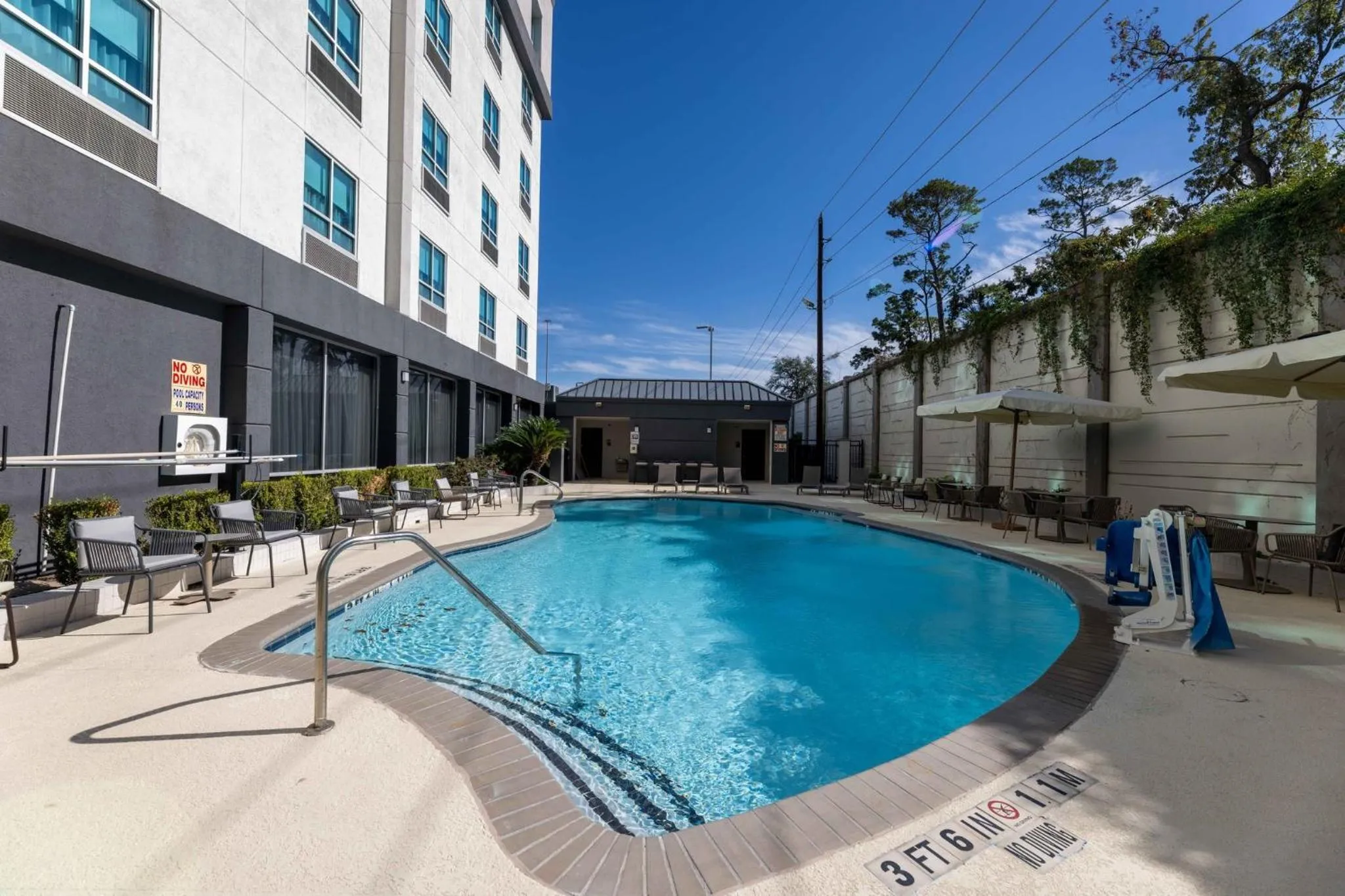 Swimming pool in Crowne Plaza Houston Galleria Area by IHG