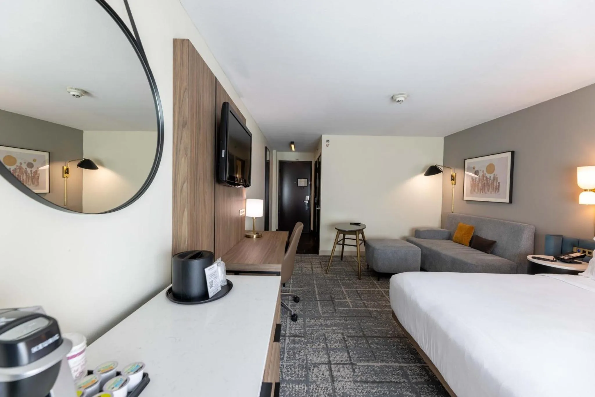 Photo of the whole room, Bed in Crowne Plaza Houston Galleria Area by IHG