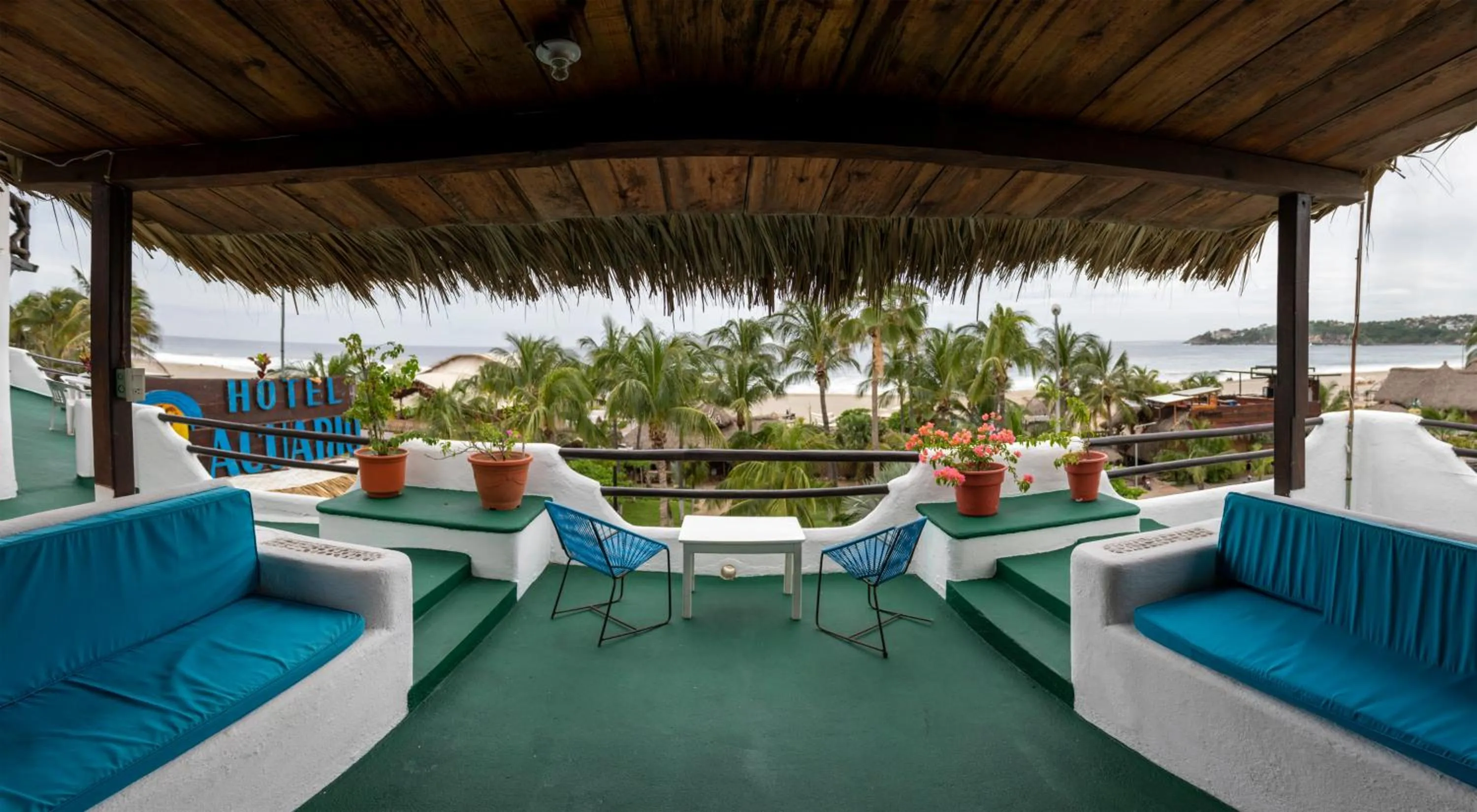 Seating area in Hotel Bungalows Acuario