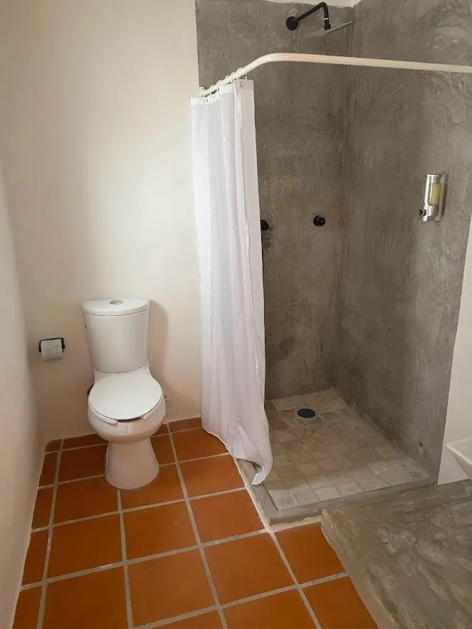 Shower in Hotel Bungalows Acuario