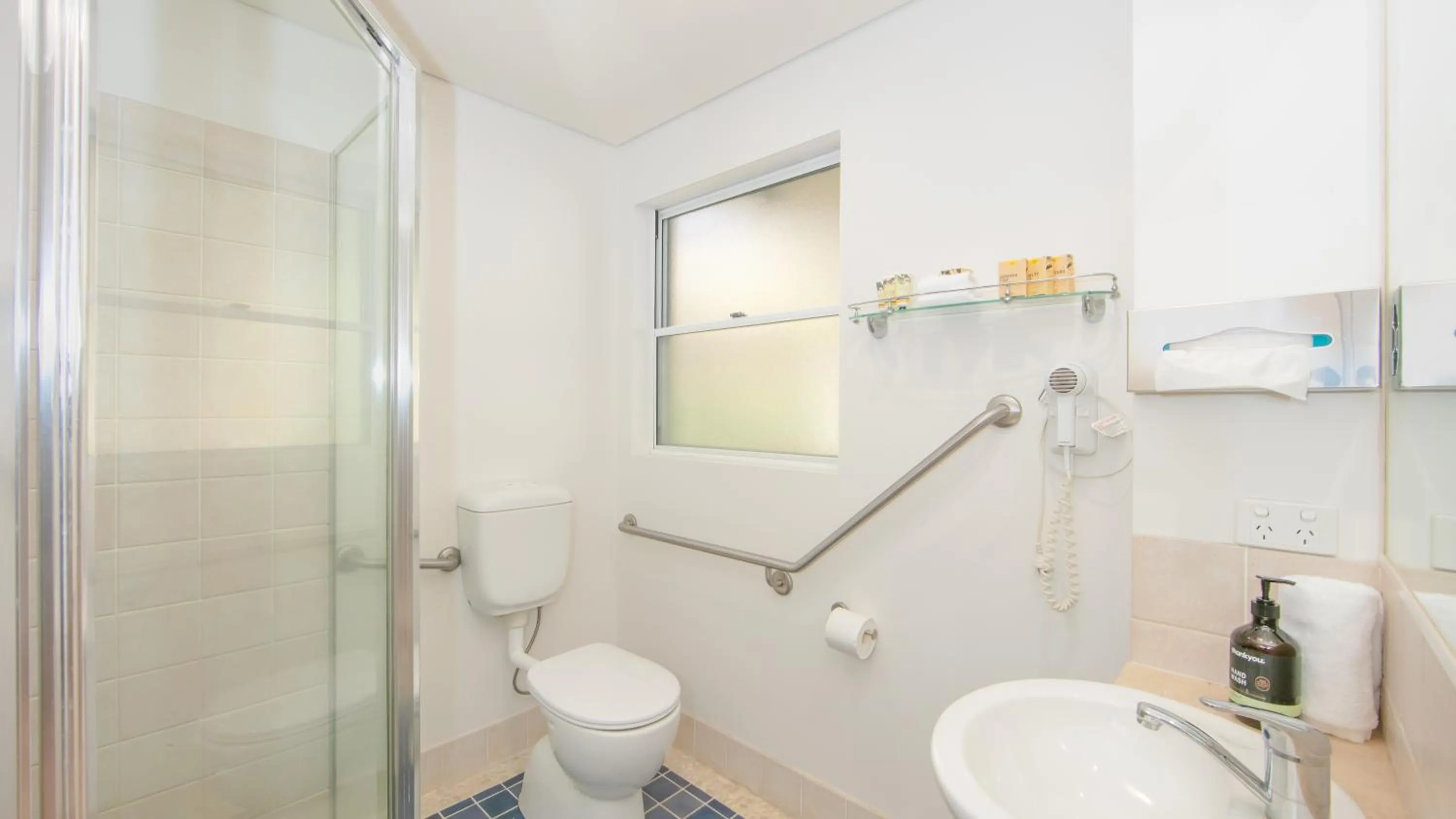 Bathroom in Yamba Beach Motel