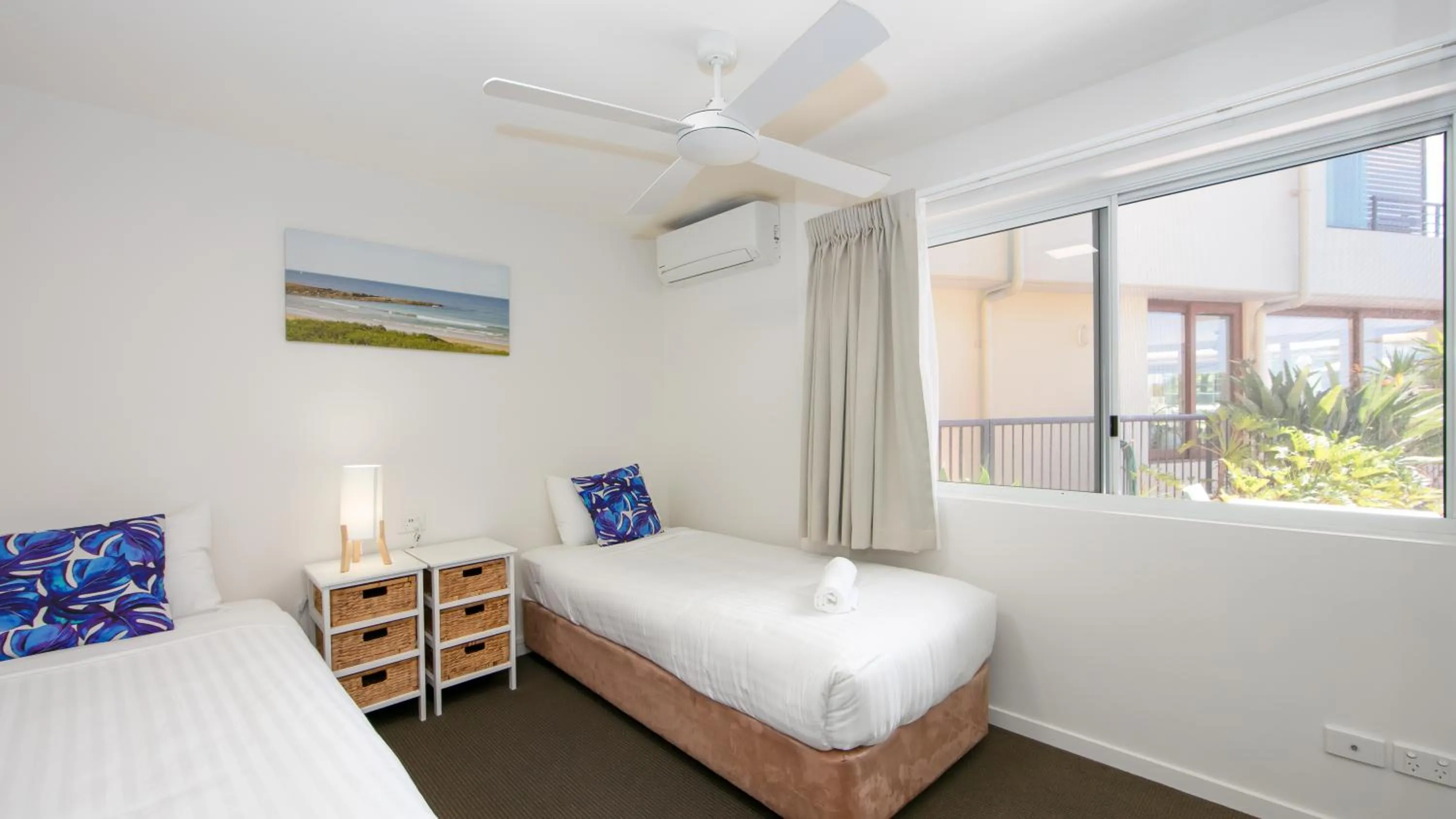 Bedroom, Bed in Yamba Beach Motel