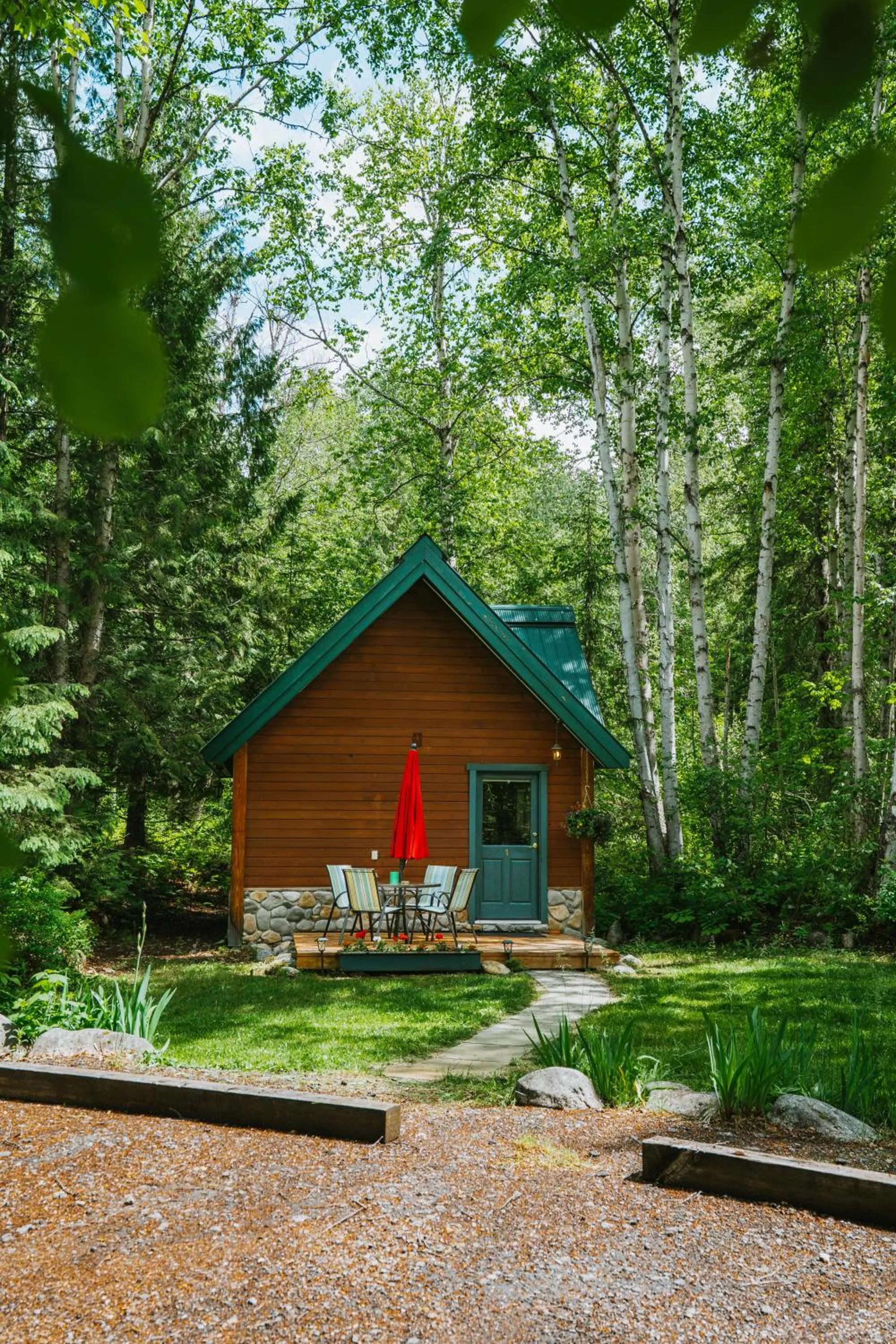Garden in Across the Creek Cabins