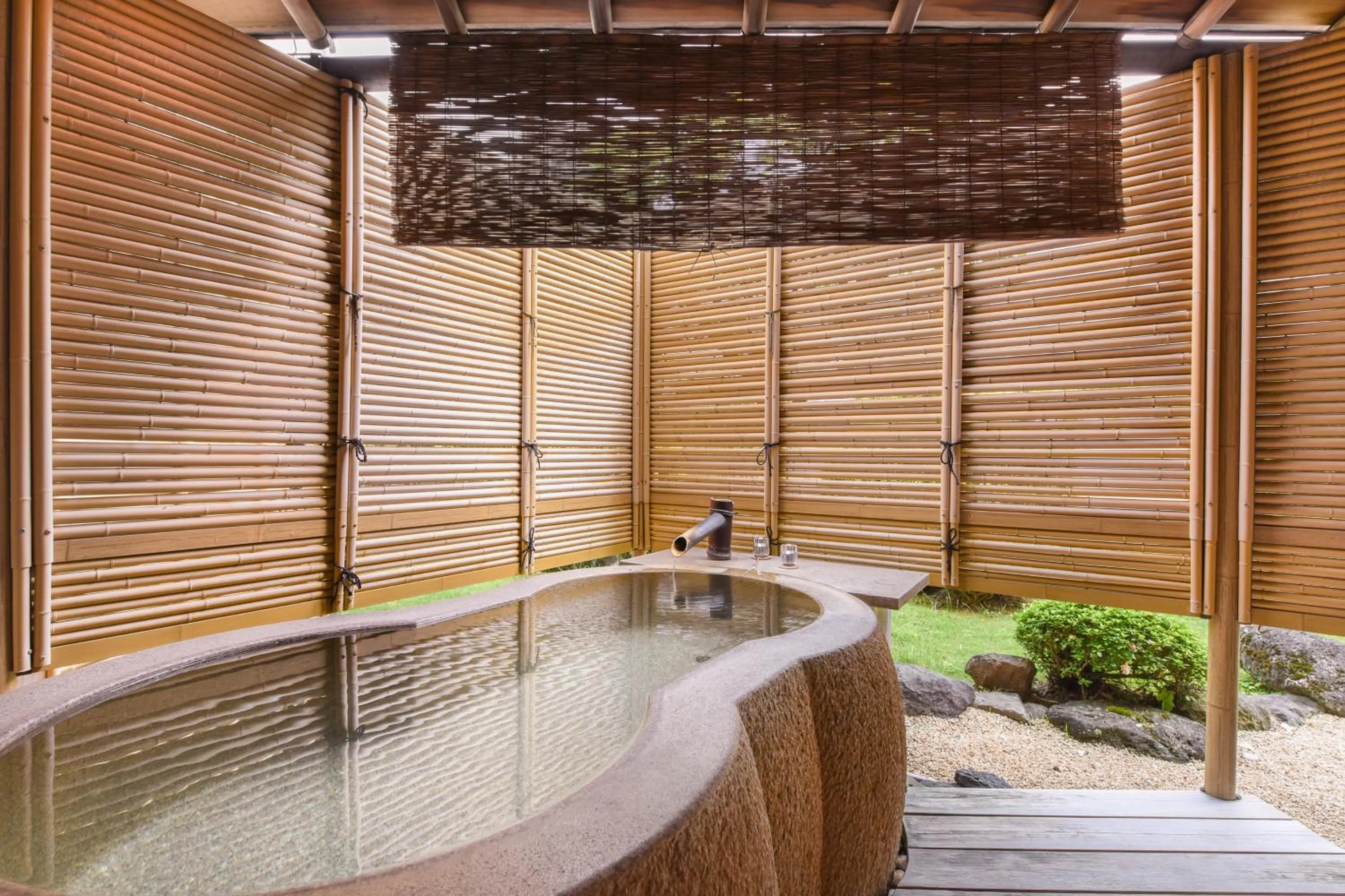 Open Air Bath in Furuya Ryokan
