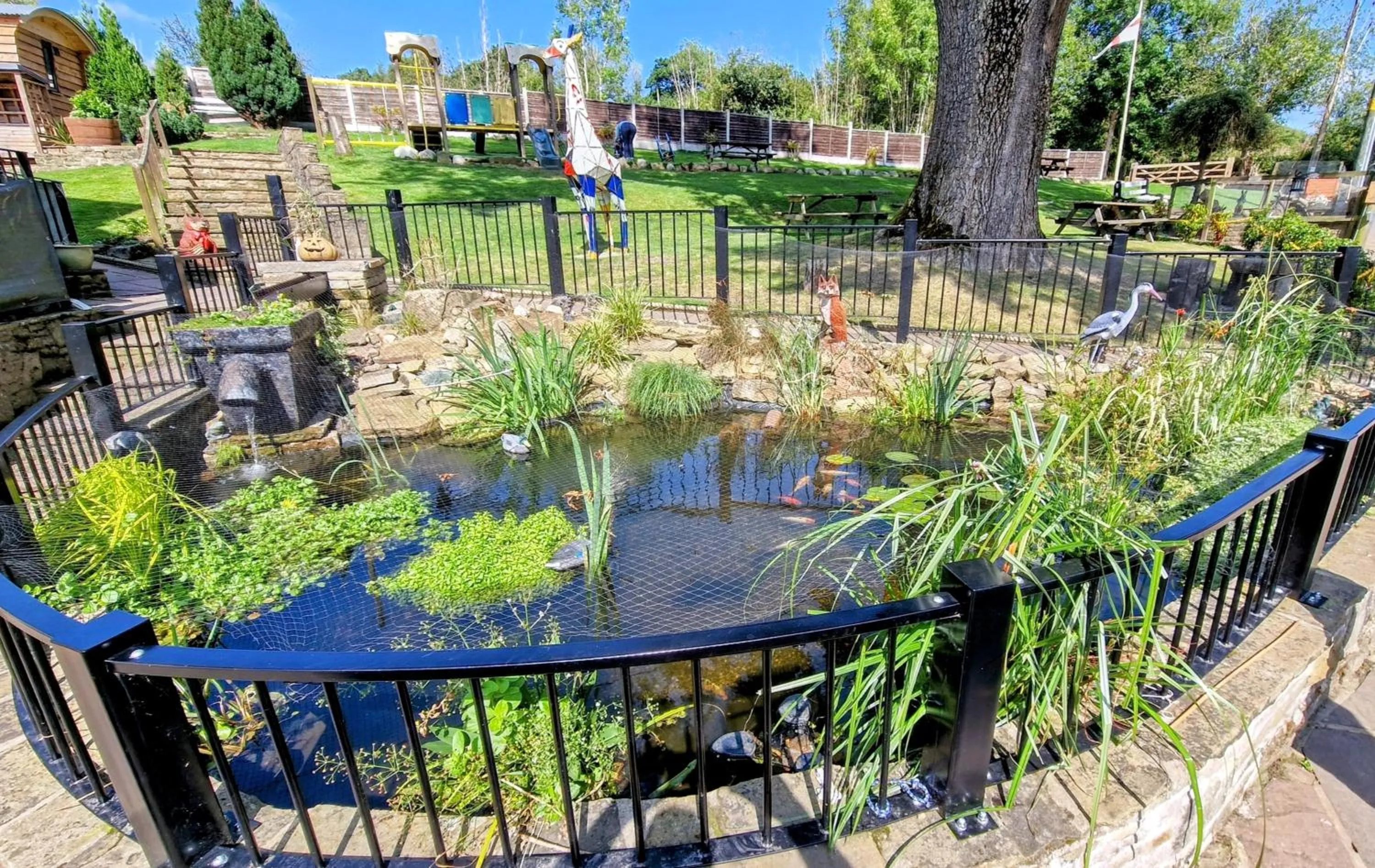 Garden in The Little Mill Inn