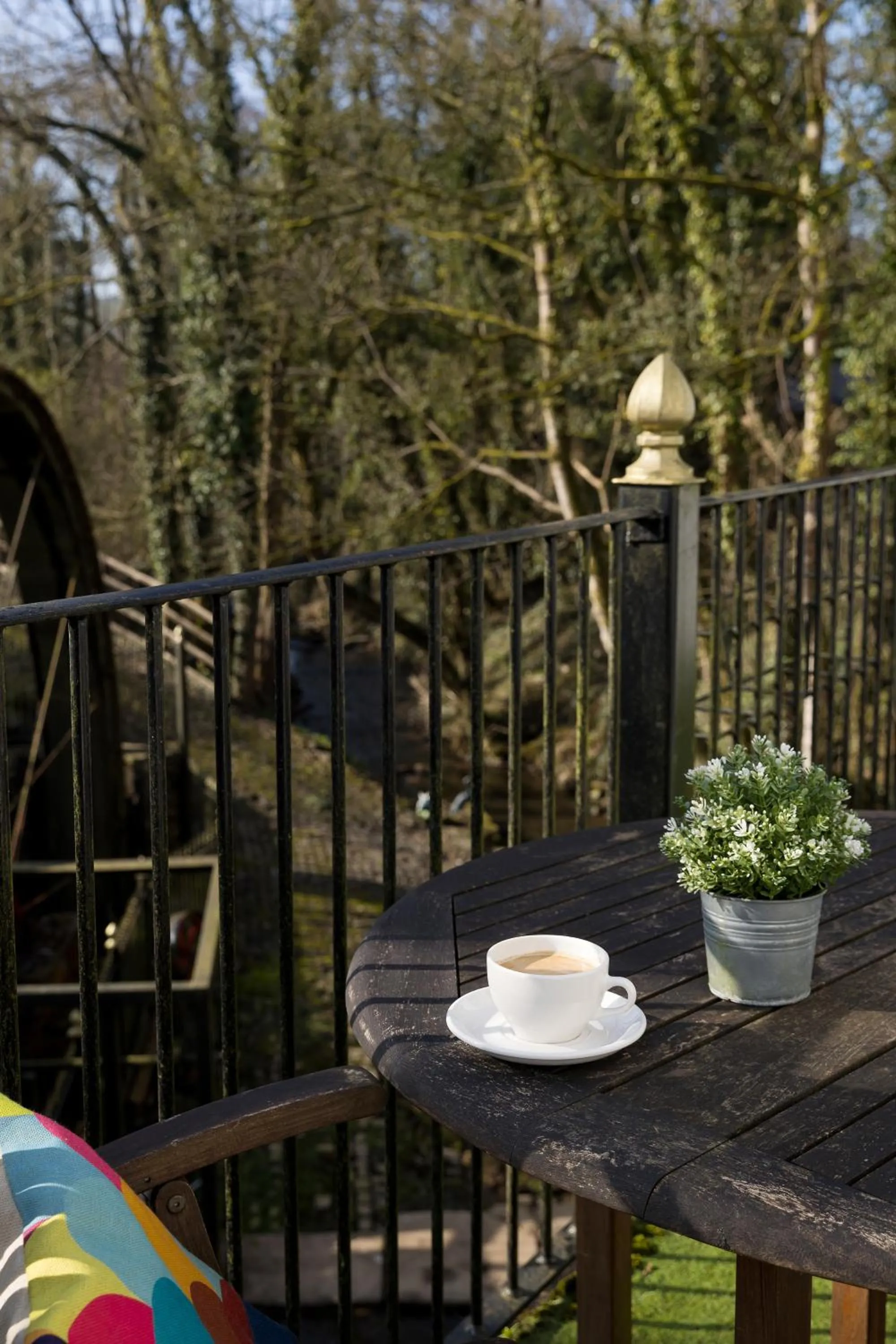Garden view in The Little Mill Inn