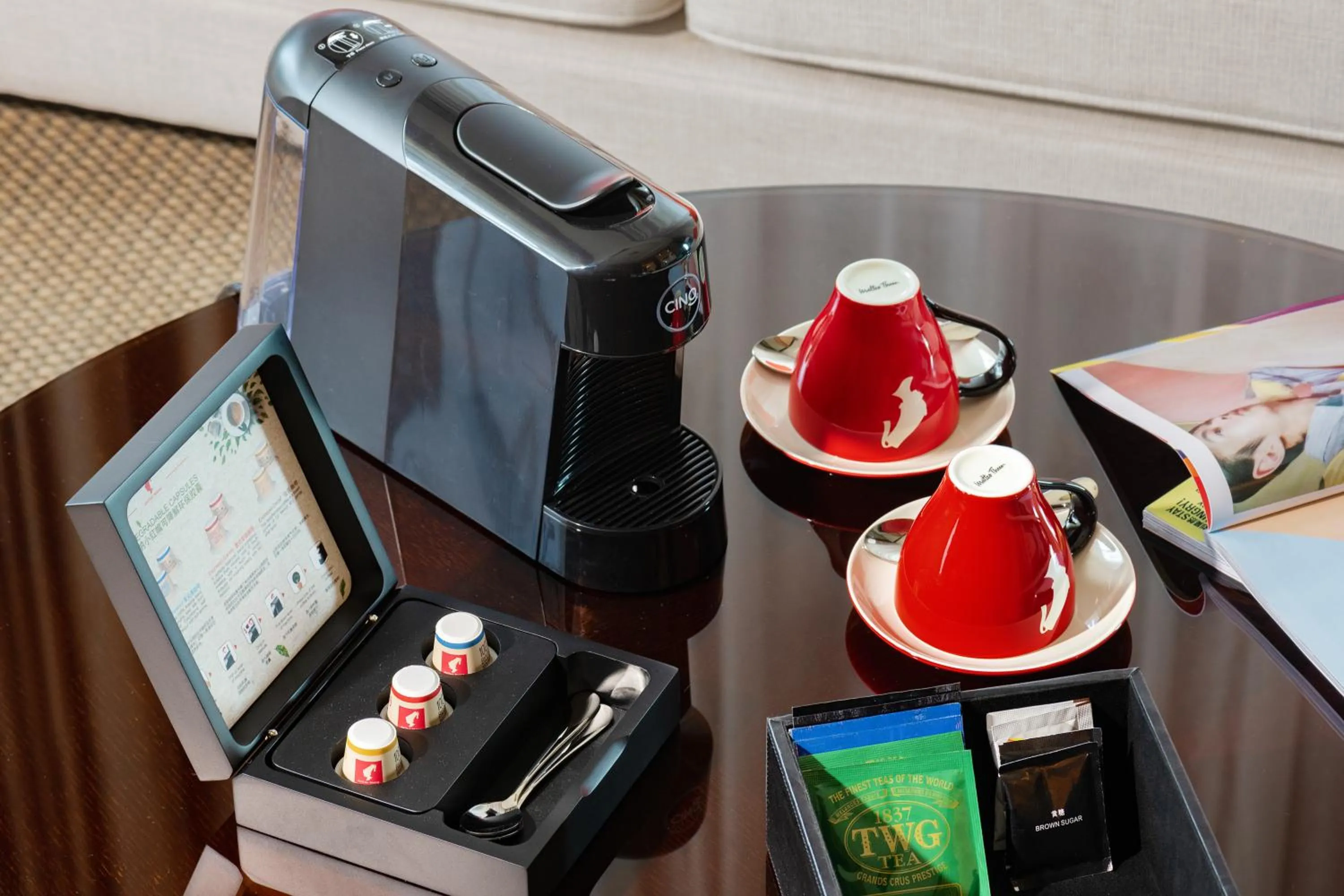 Coffee/tea facilities in Le Méridien Shimei Bay Beach Resort & Spa