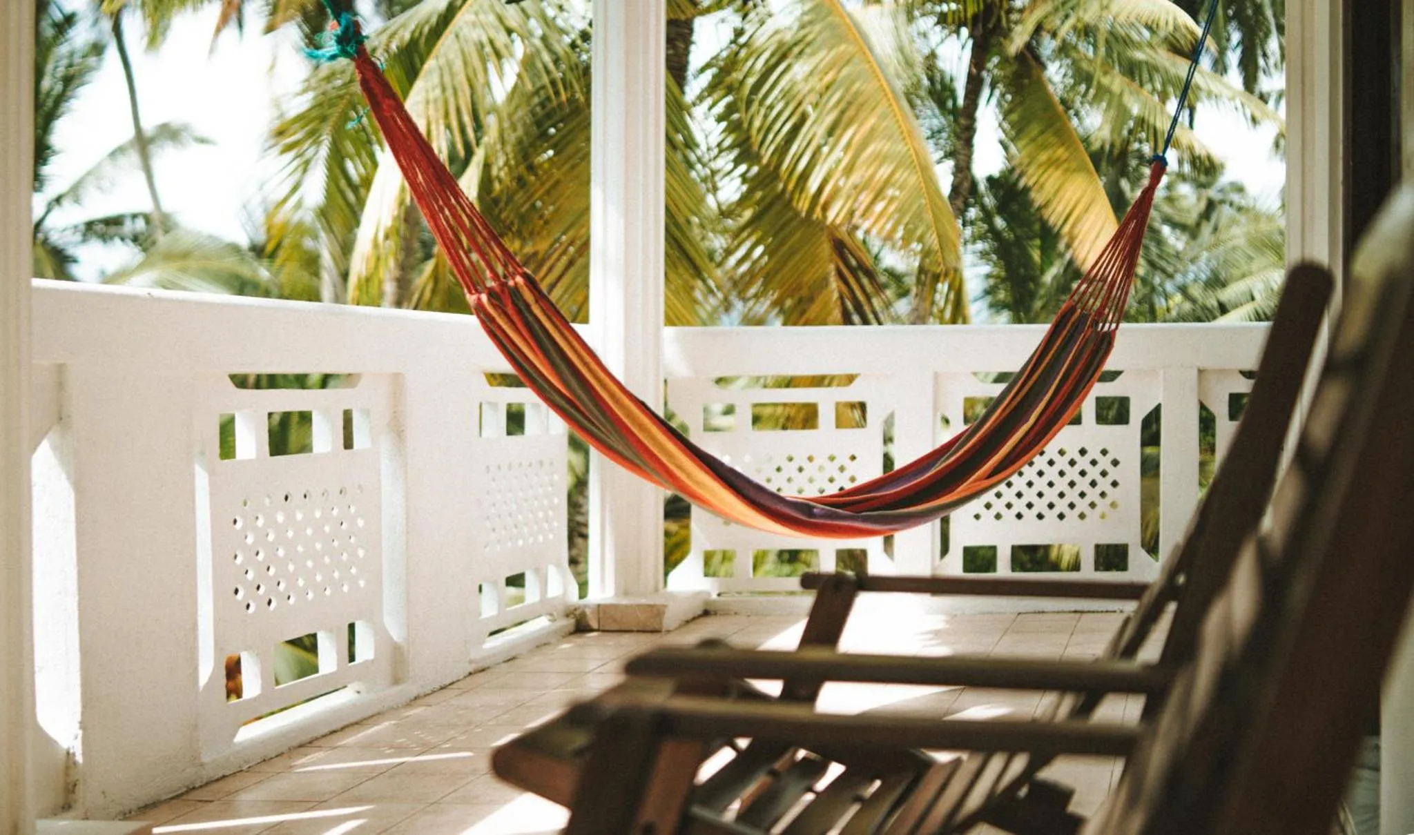 Balcony/Terrace in Villa Balapitiya Beach
