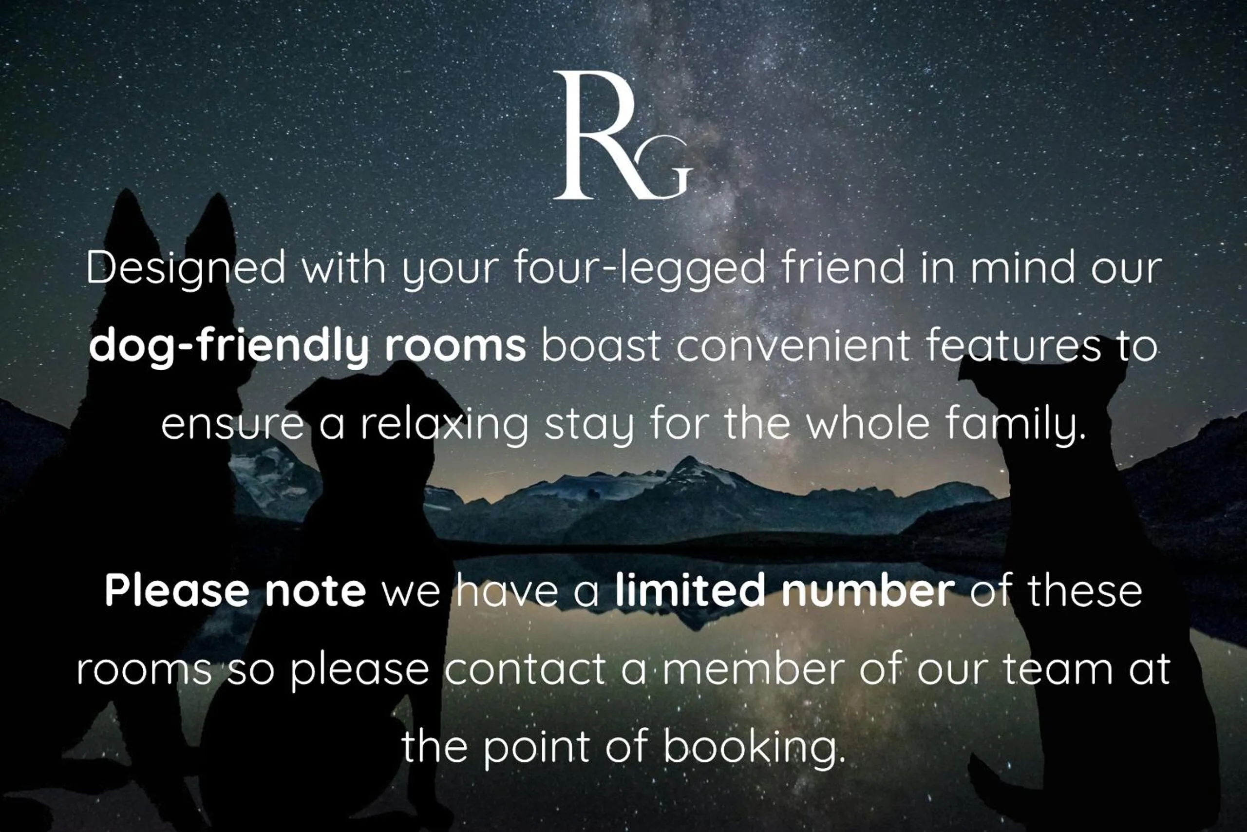 Pets in Rothay Garth