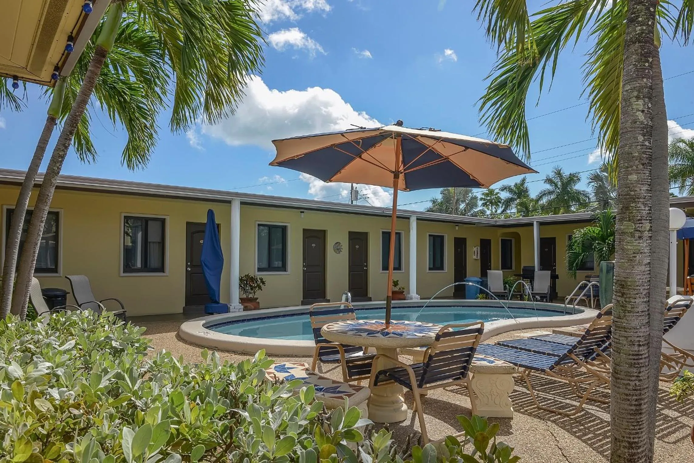 Swimming pool in Shell Motel Hollywood
