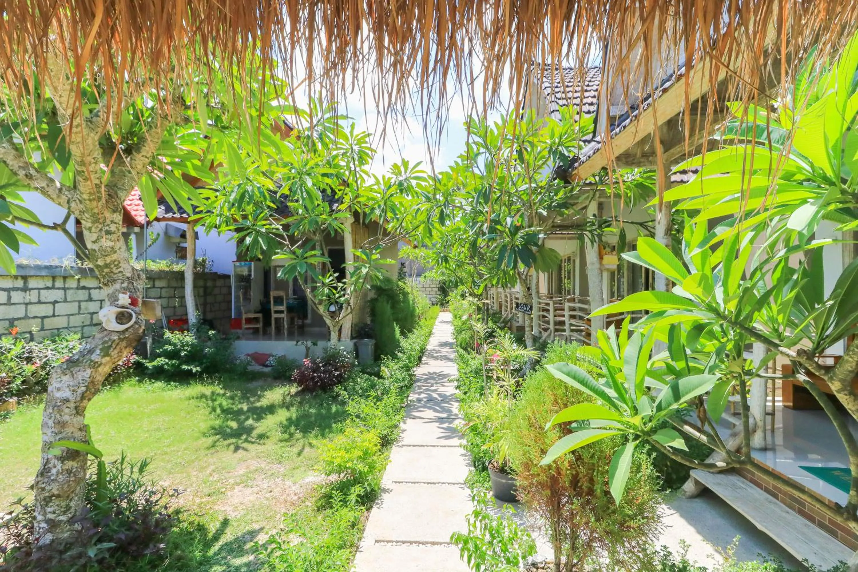 Garden in Angels Bungalow Nusa Penida