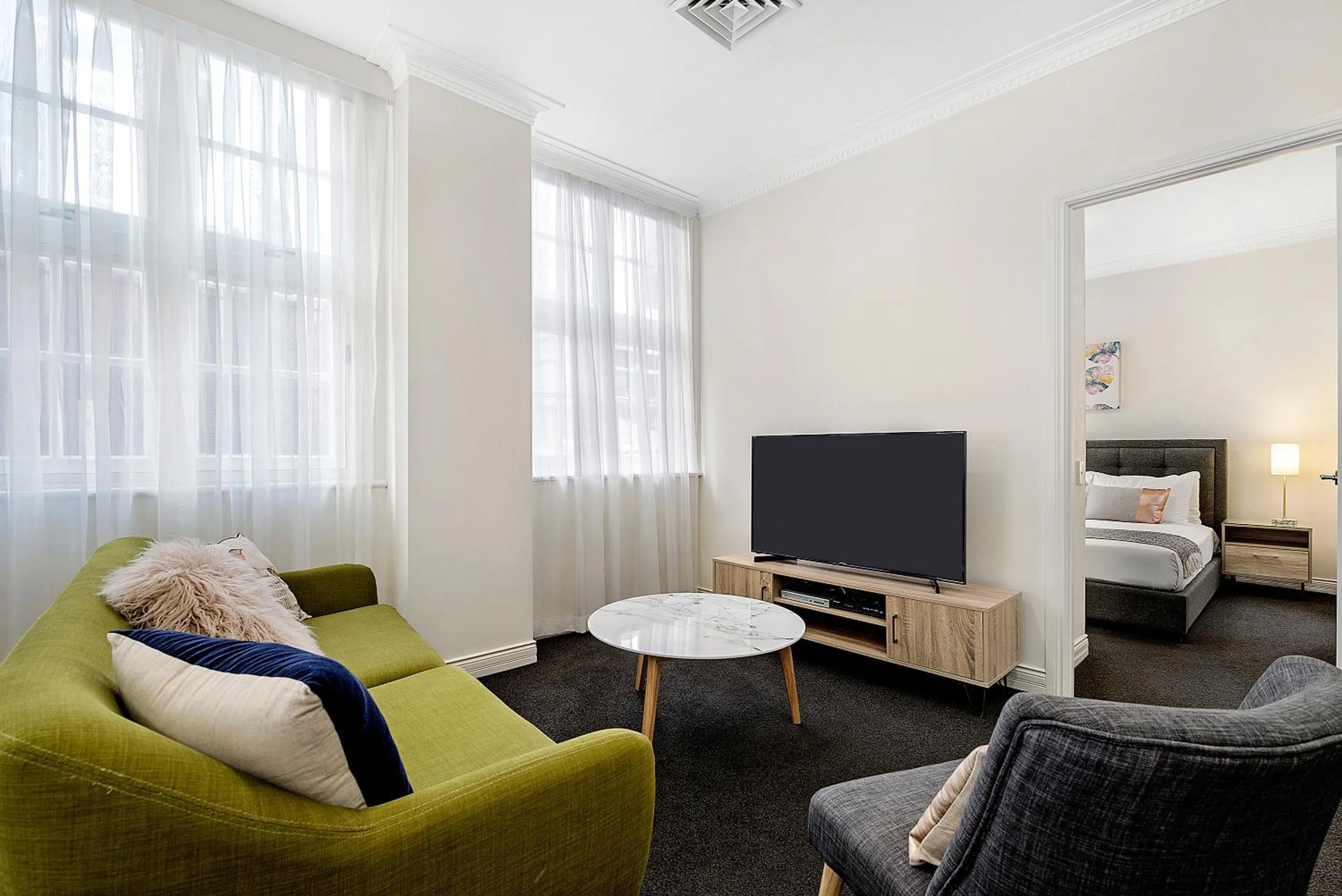 Living room in Rothbury Hotel