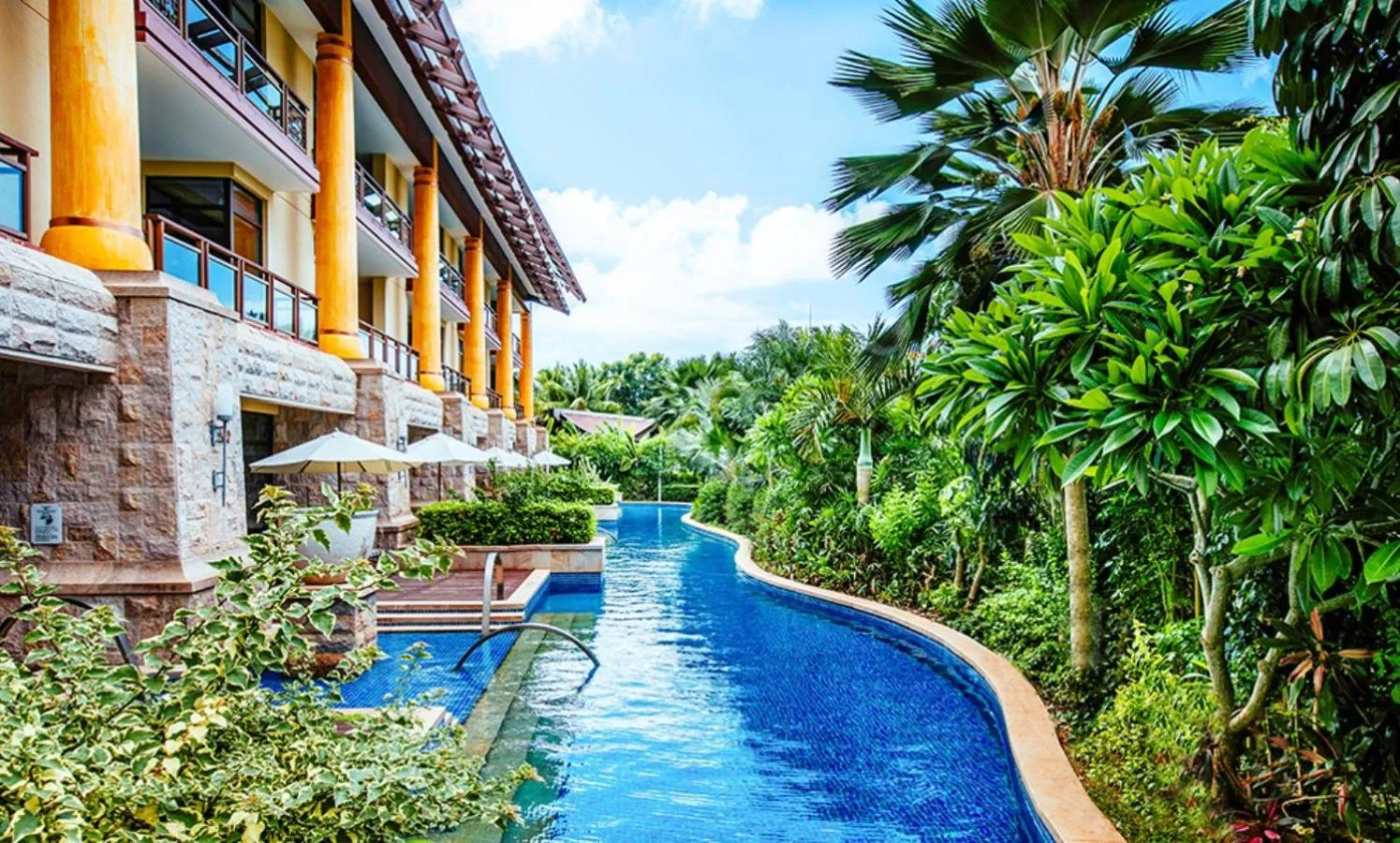 Pool view in The St. Regis Sanya Yalong Bay Resort