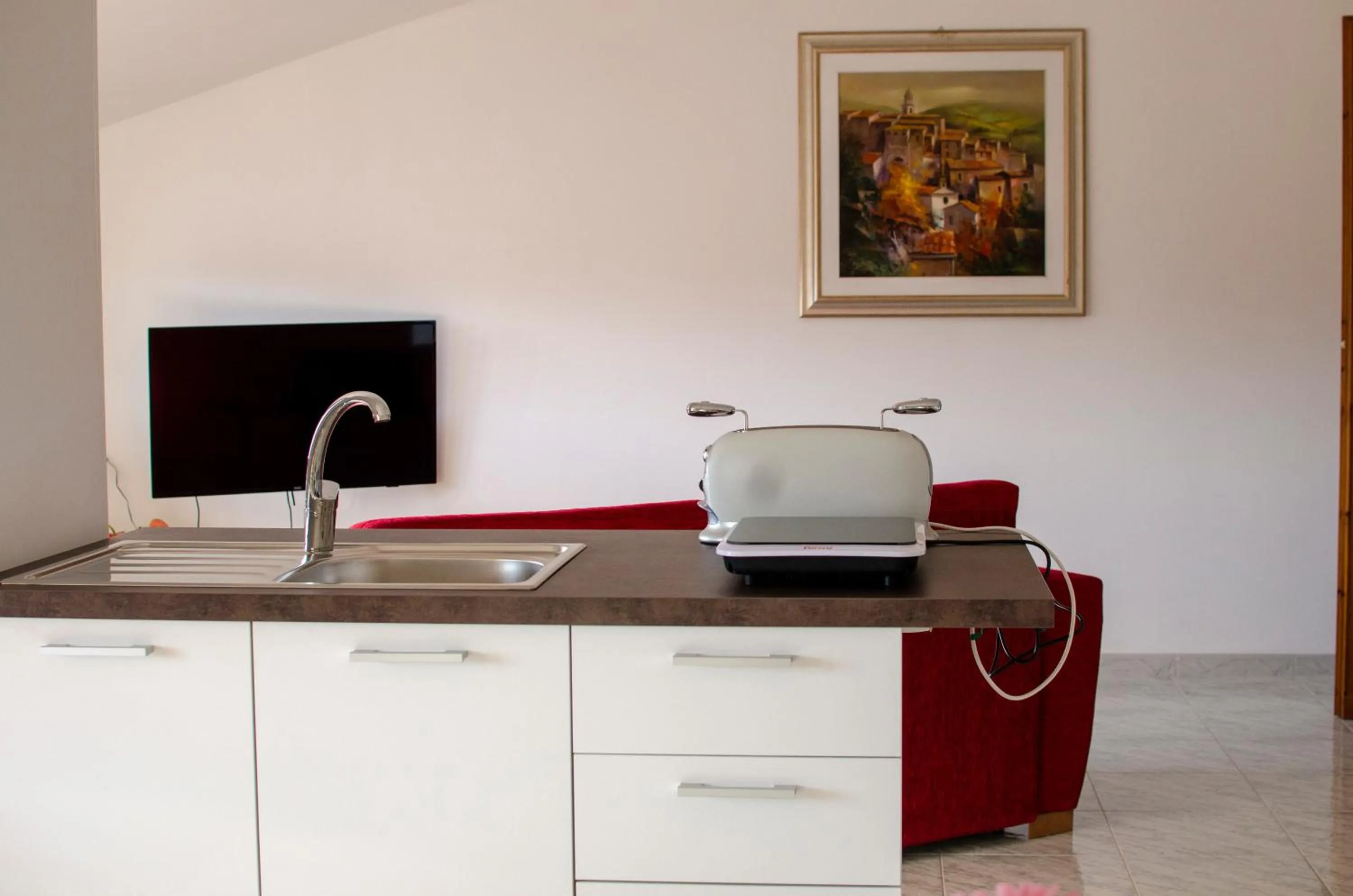 Communal lounge/ TV room in BnB acasaconme