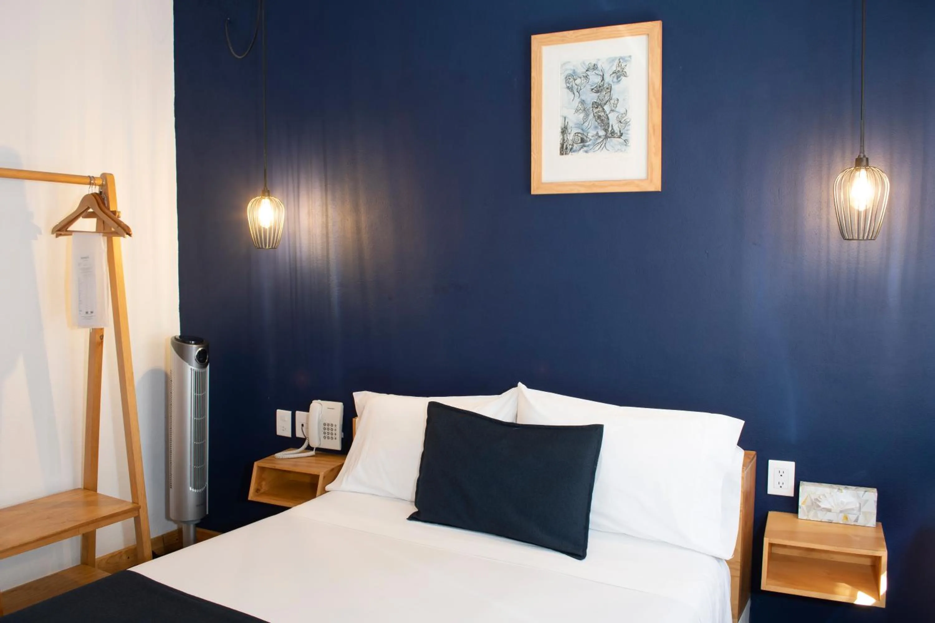 Bed in Romance City Hotel