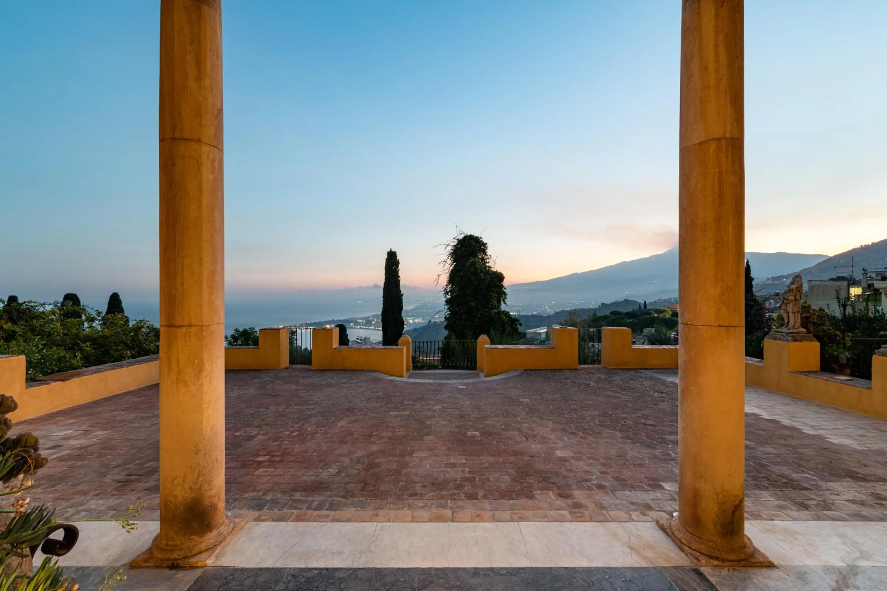 City view in Casa Cuseni, Patrimonio Culturale Immateriale UNESCO