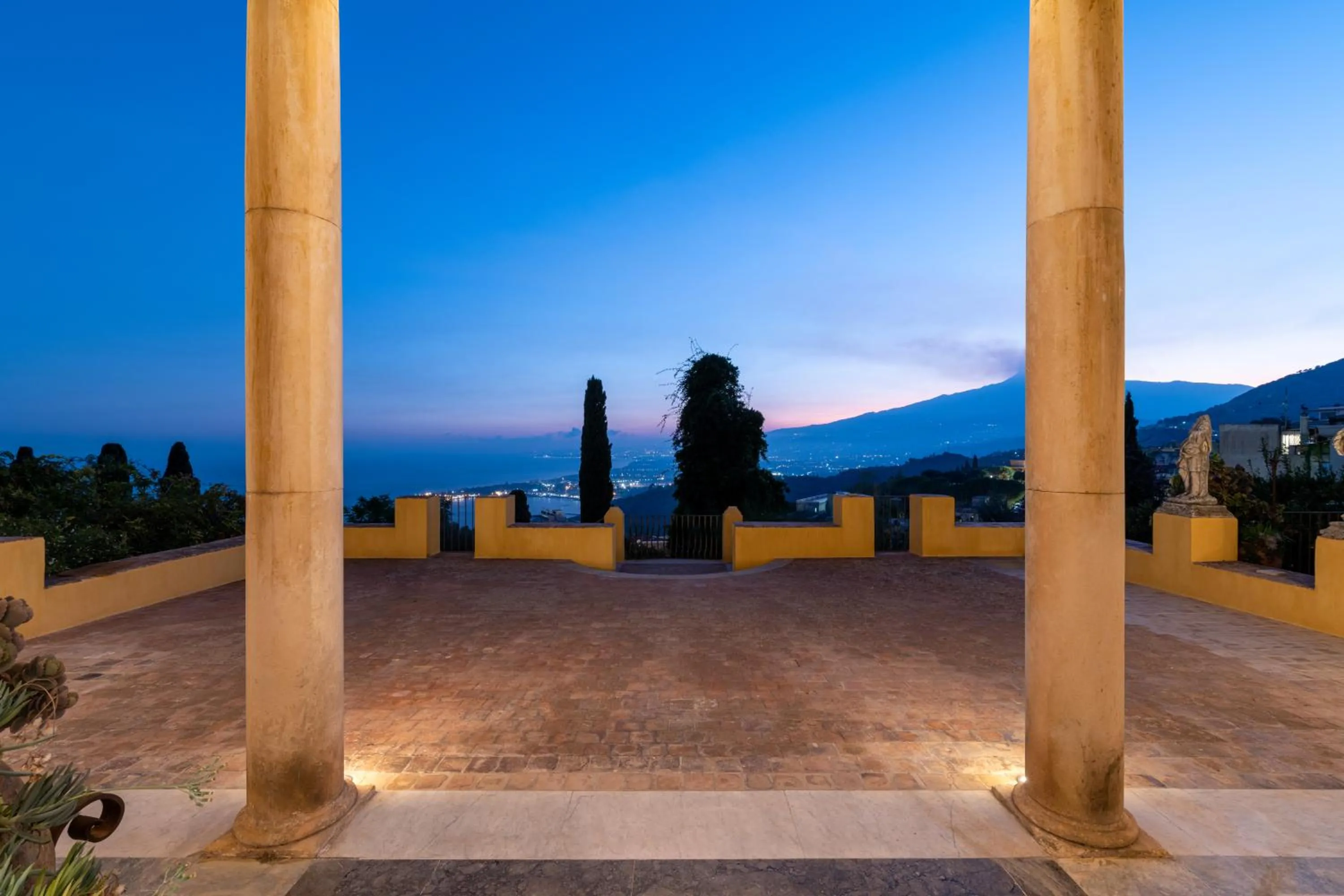 City view in Casa Cuseni, Patrimonio Culturale Immateriale UNESCO