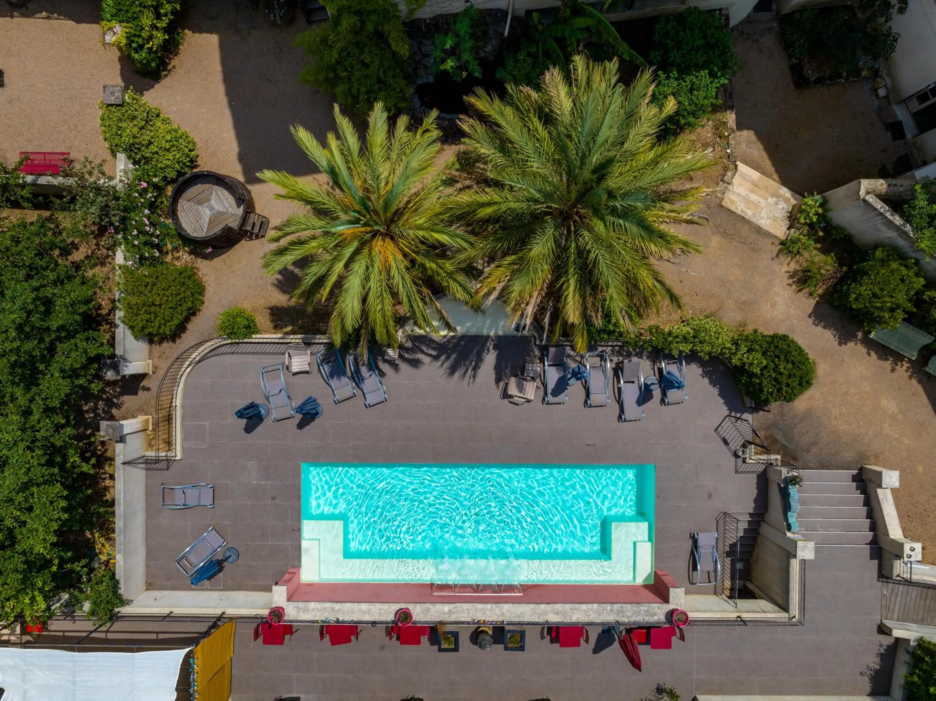 Pool view in Garrigae Distillerie de Pezenas - Hotellerie & Spa