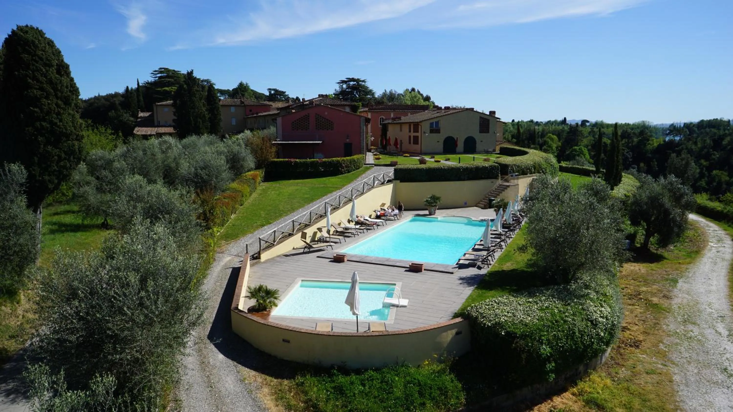 Bird's eye view in Borgo Colleoli Resort