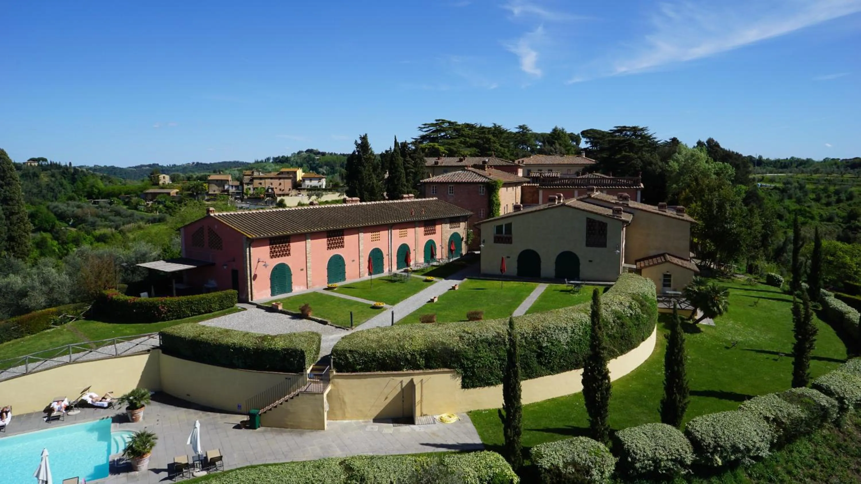 Bird's eye view in Borgo Colleoli Resort