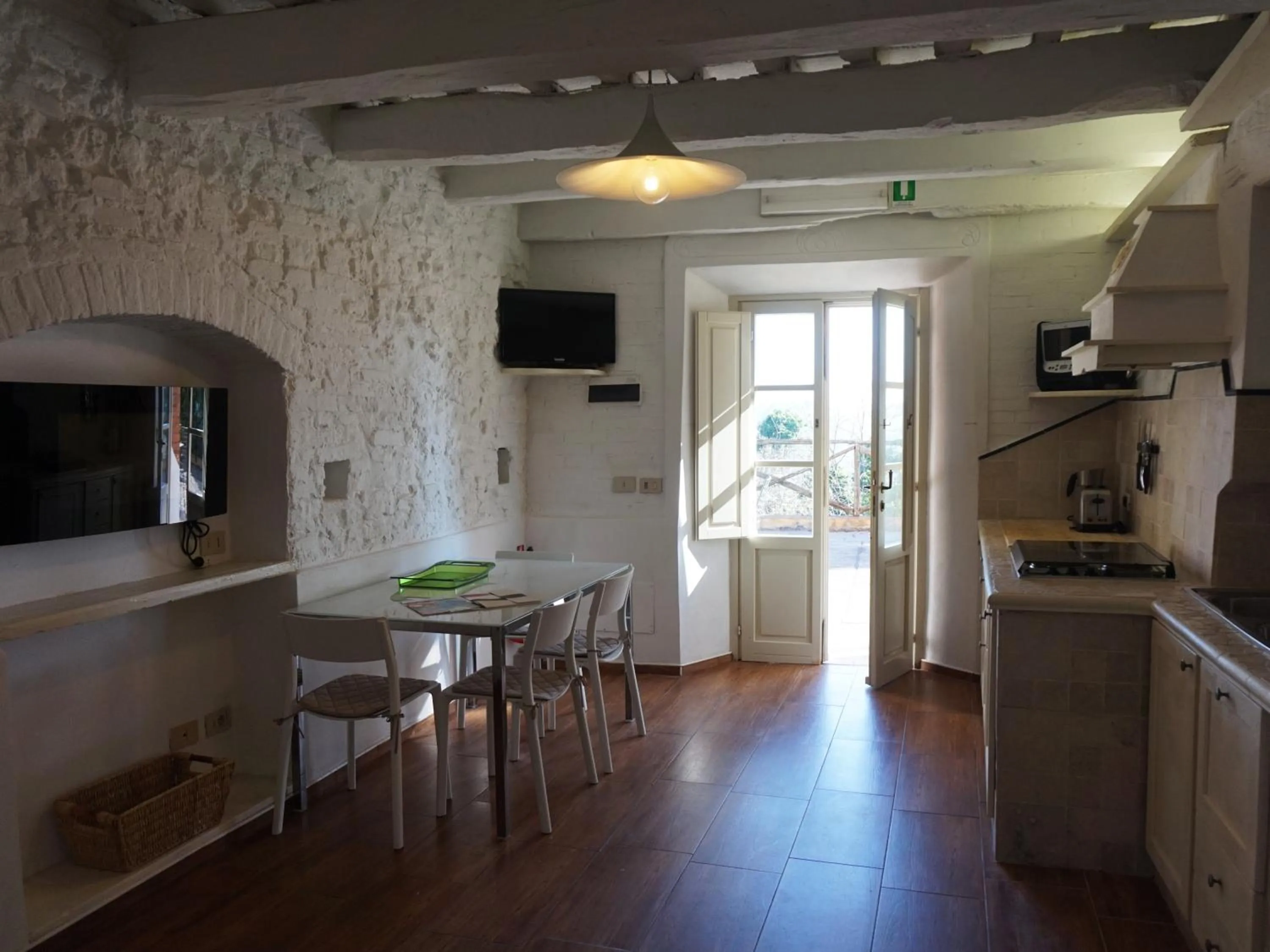 Kitchen or kitchenette in Borgo Colleoli Resort
