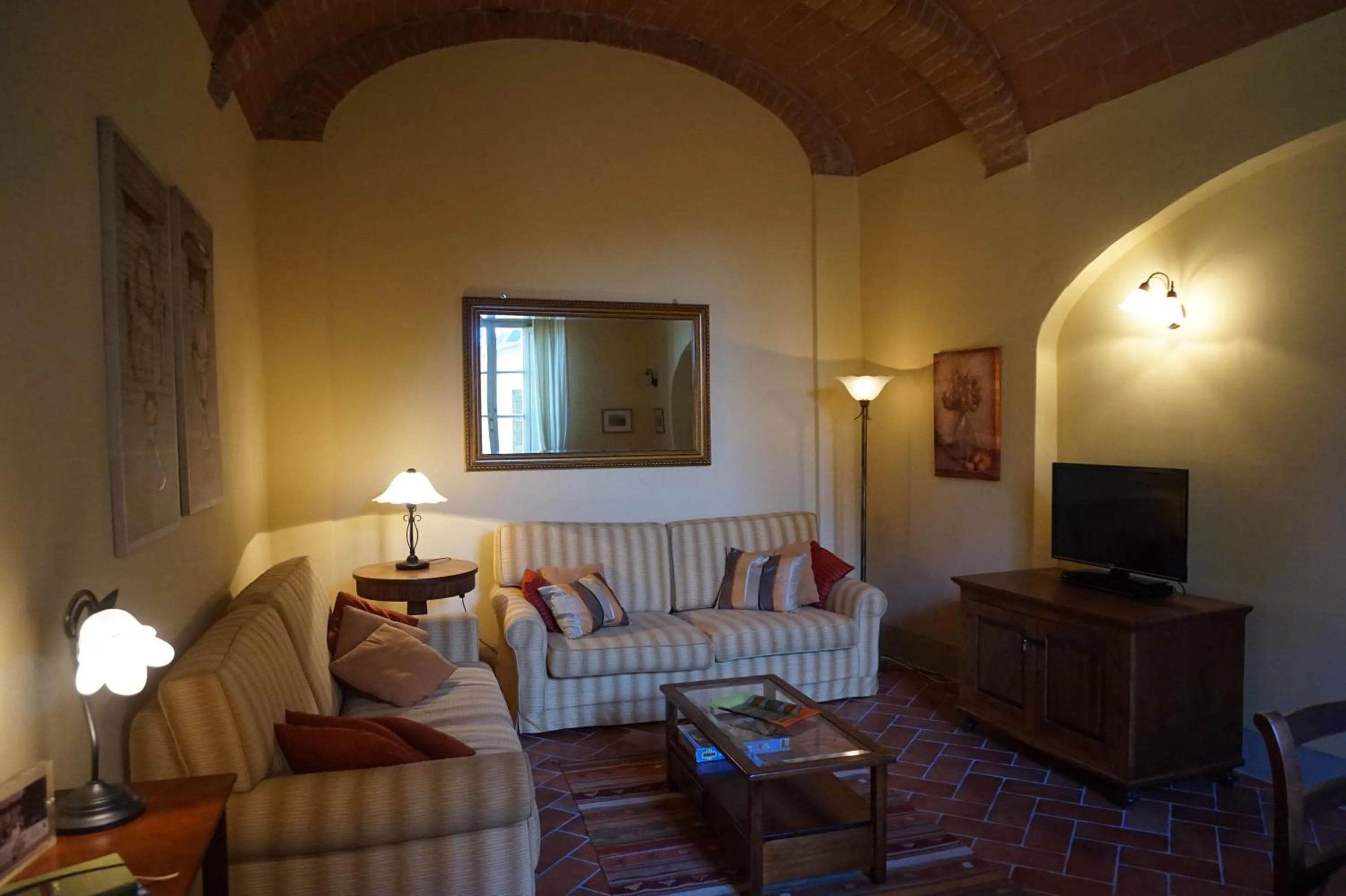 Living room in Borgo Colleoli Resort