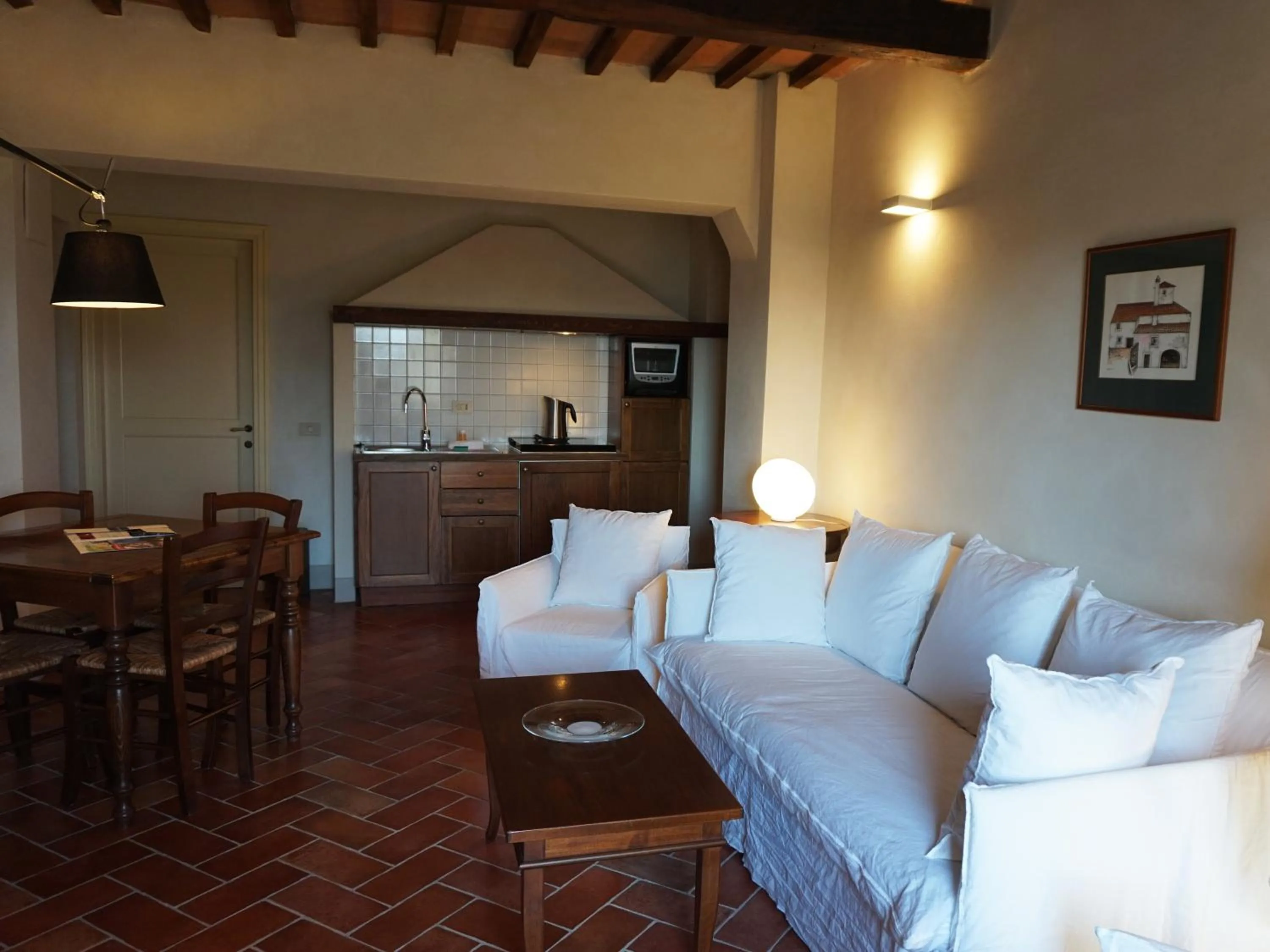 Living room in Borgo Colleoli Resort