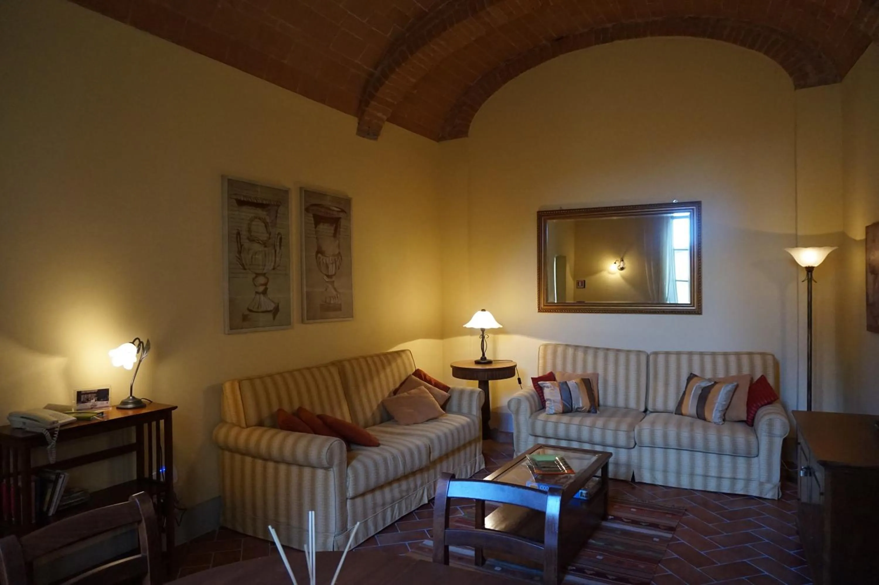 Living room in Borgo Colleoli Resort
