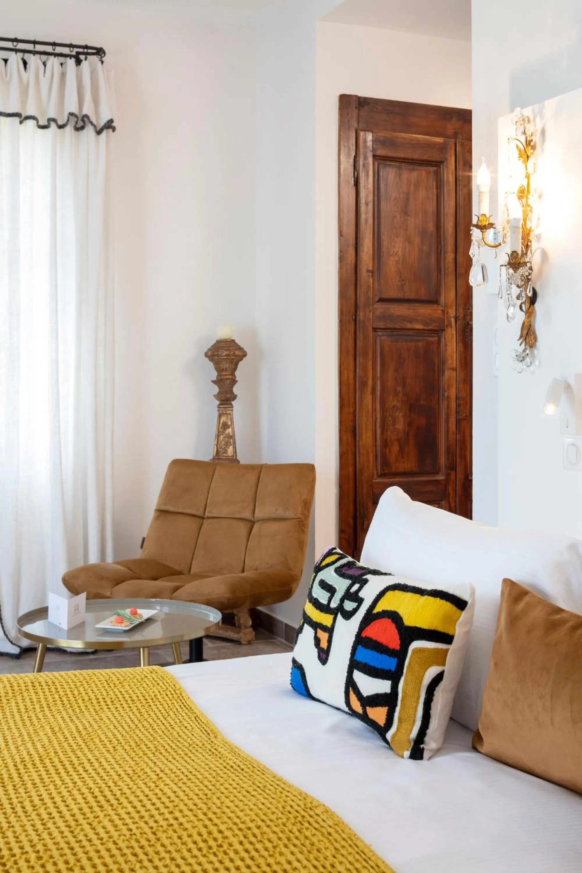 Bed in Hôtel La Dimora & Spa