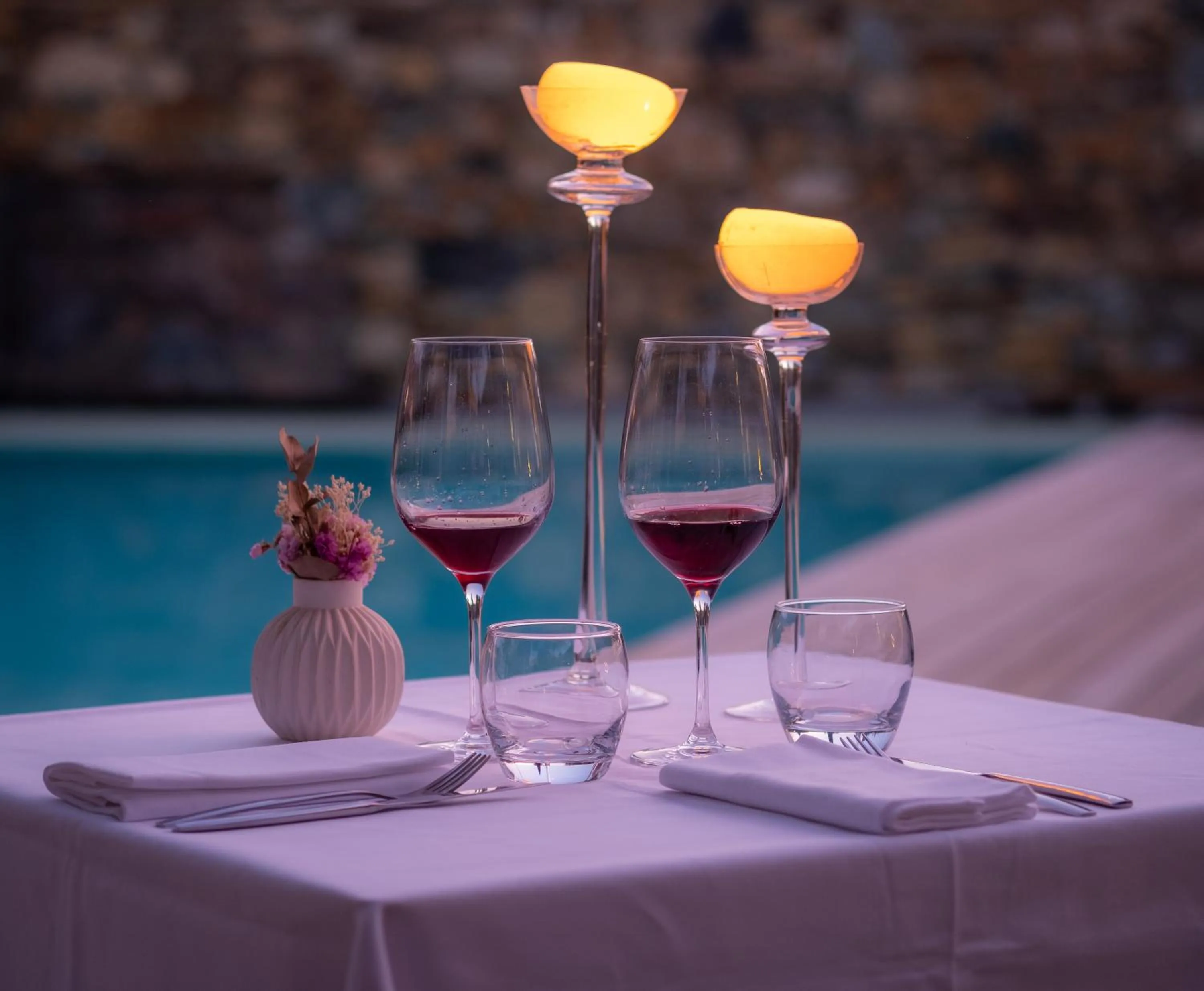 Restaurant/places to eat in Hôtel La Dimora & Spa