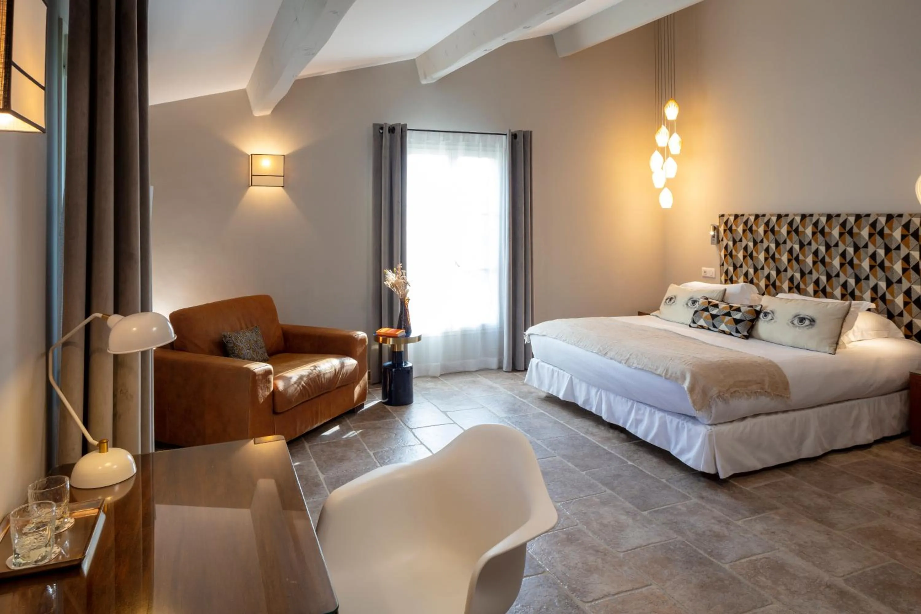 Bed in Hôtel La Dimora & Spa