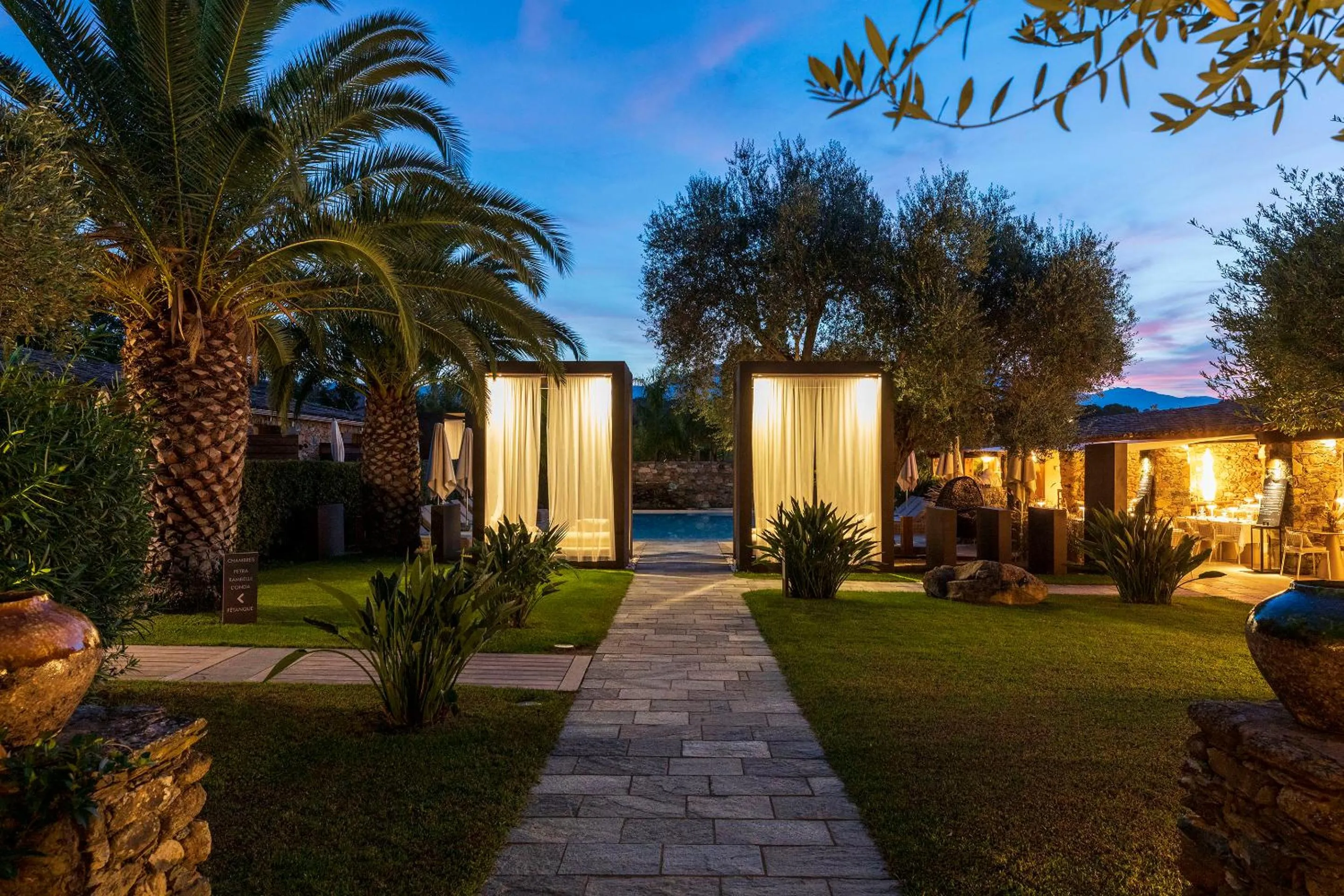 Garden in Hôtel La Dimora & Spa