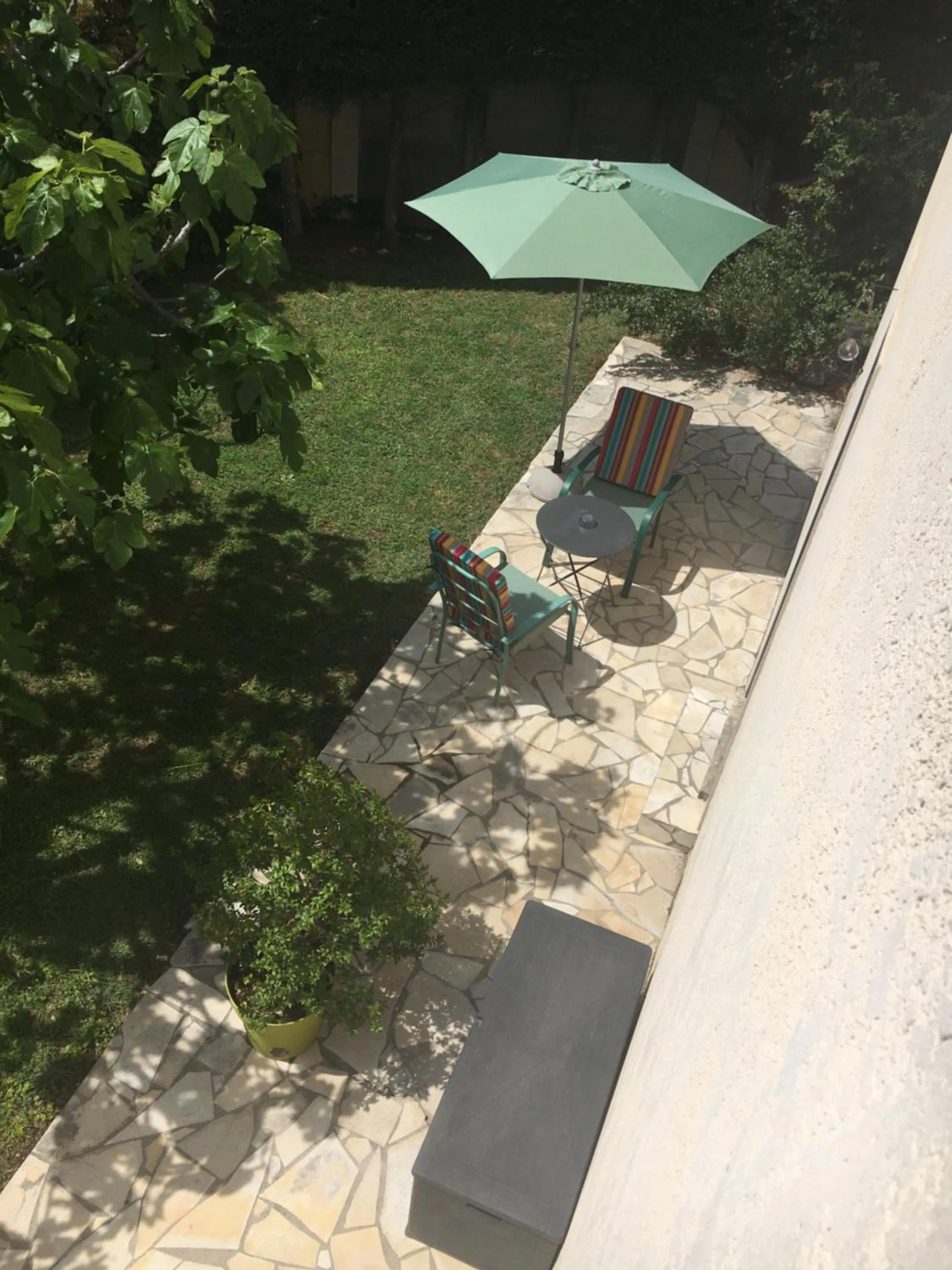 Garden in Les villas du triangle - chambres d'hôtes